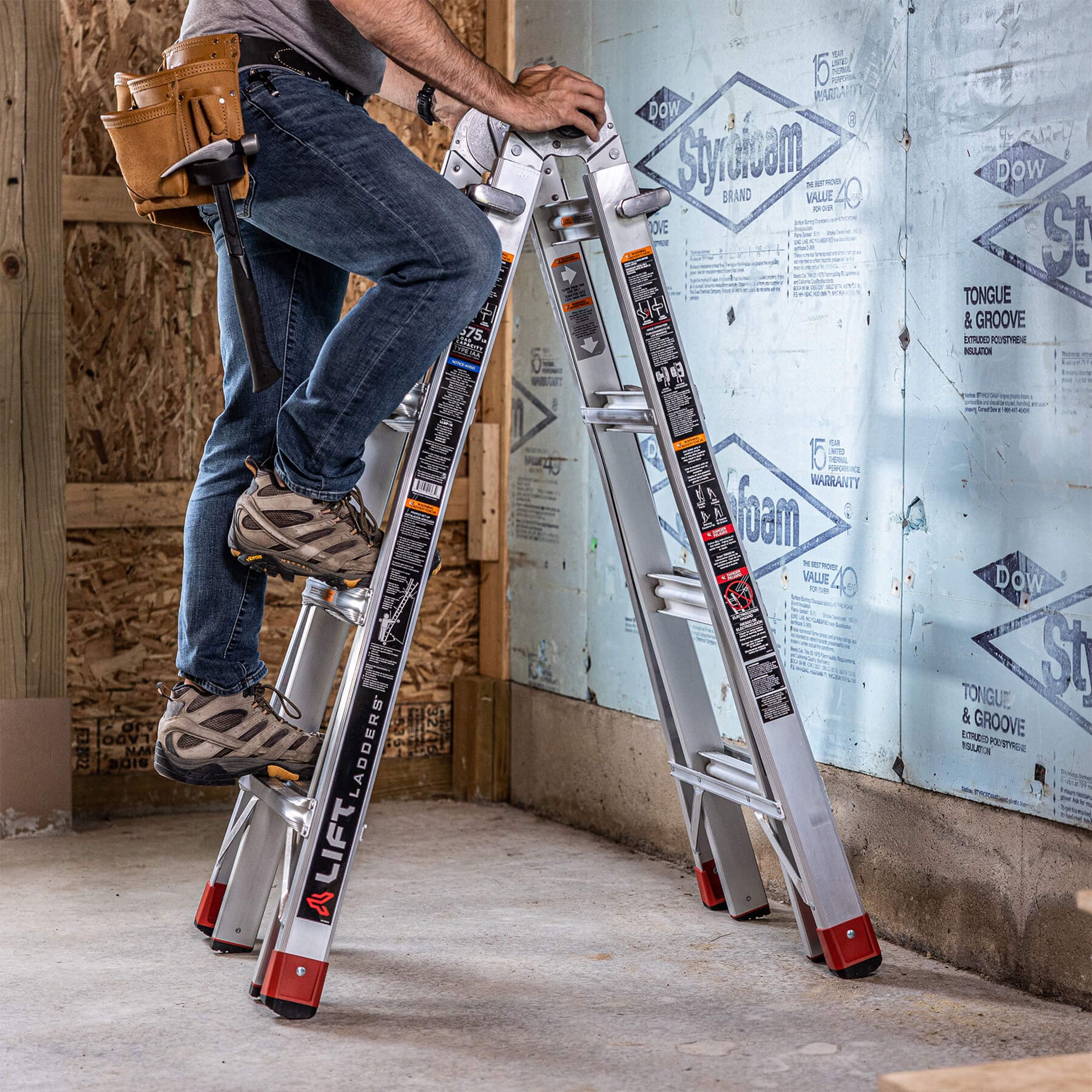 Lift Ladders LLMP-18/LLMPA-18-COM Step-Ladders - View #6