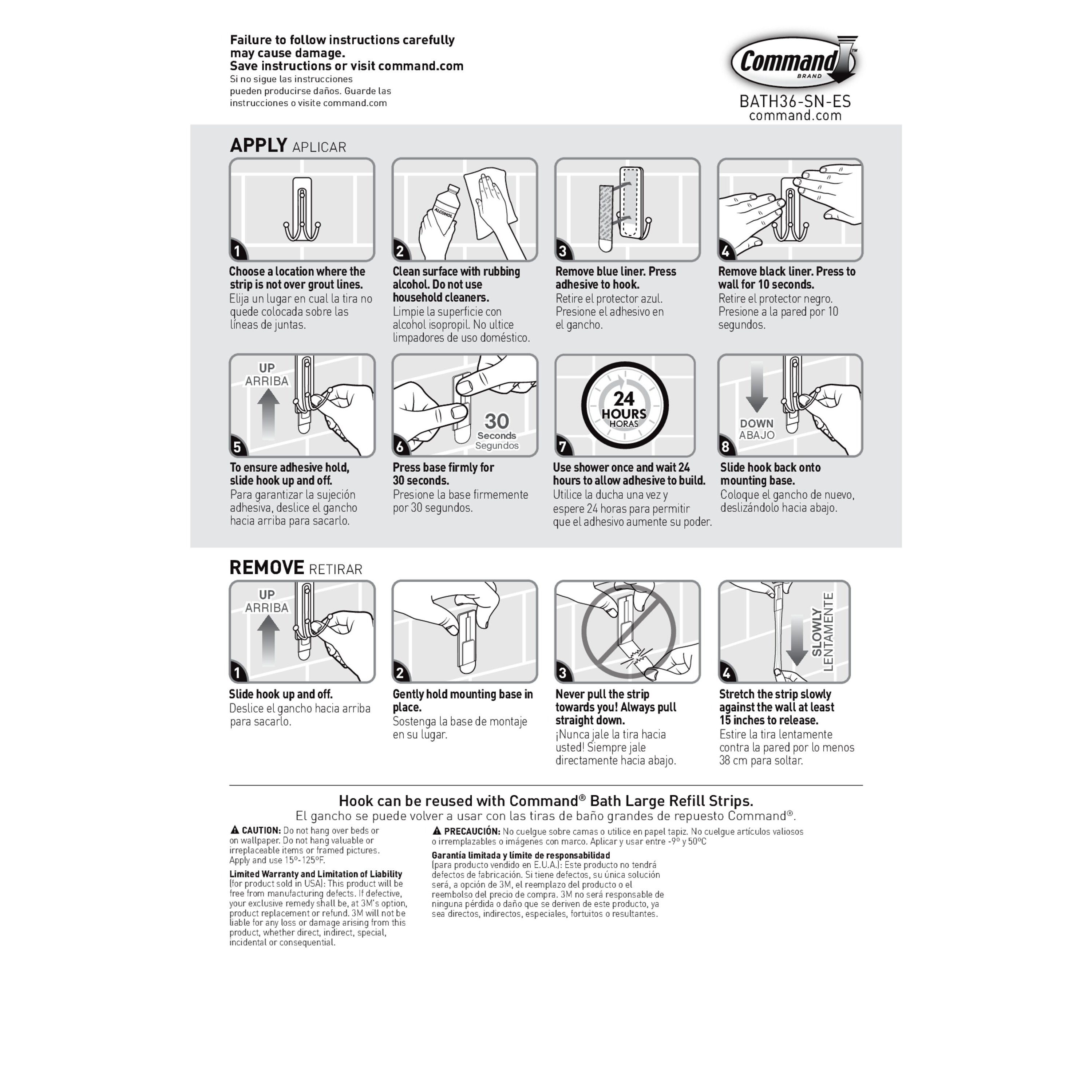 Command BATH36-BR-ES Utility-Hooks-Racks - View #11