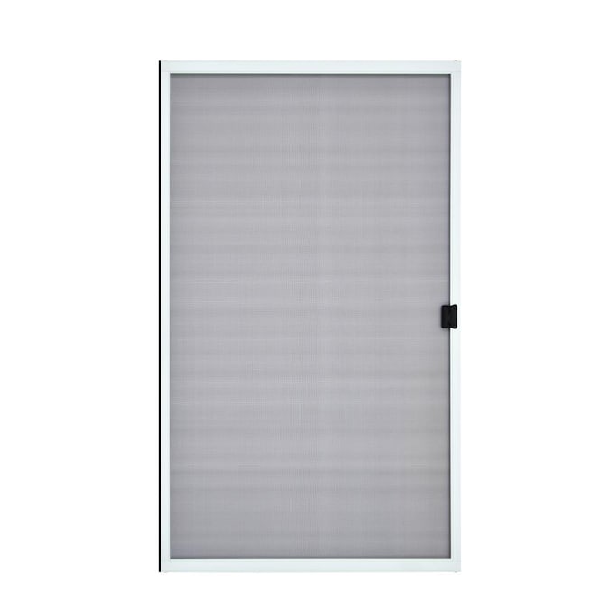 Grisham 48 In X 80 White Steel Frame Sliding Curtain Screen Door The Doors Department At Com - What Is The Standard Size Of A Patio Screen Door