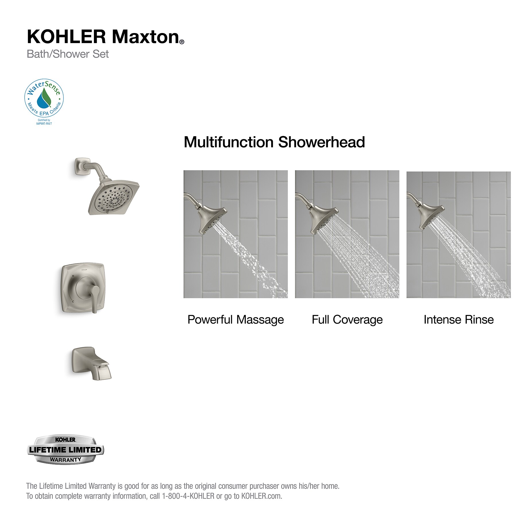 KOHLER R22478-4E-BN Tub-Shower-Faucets - View #3