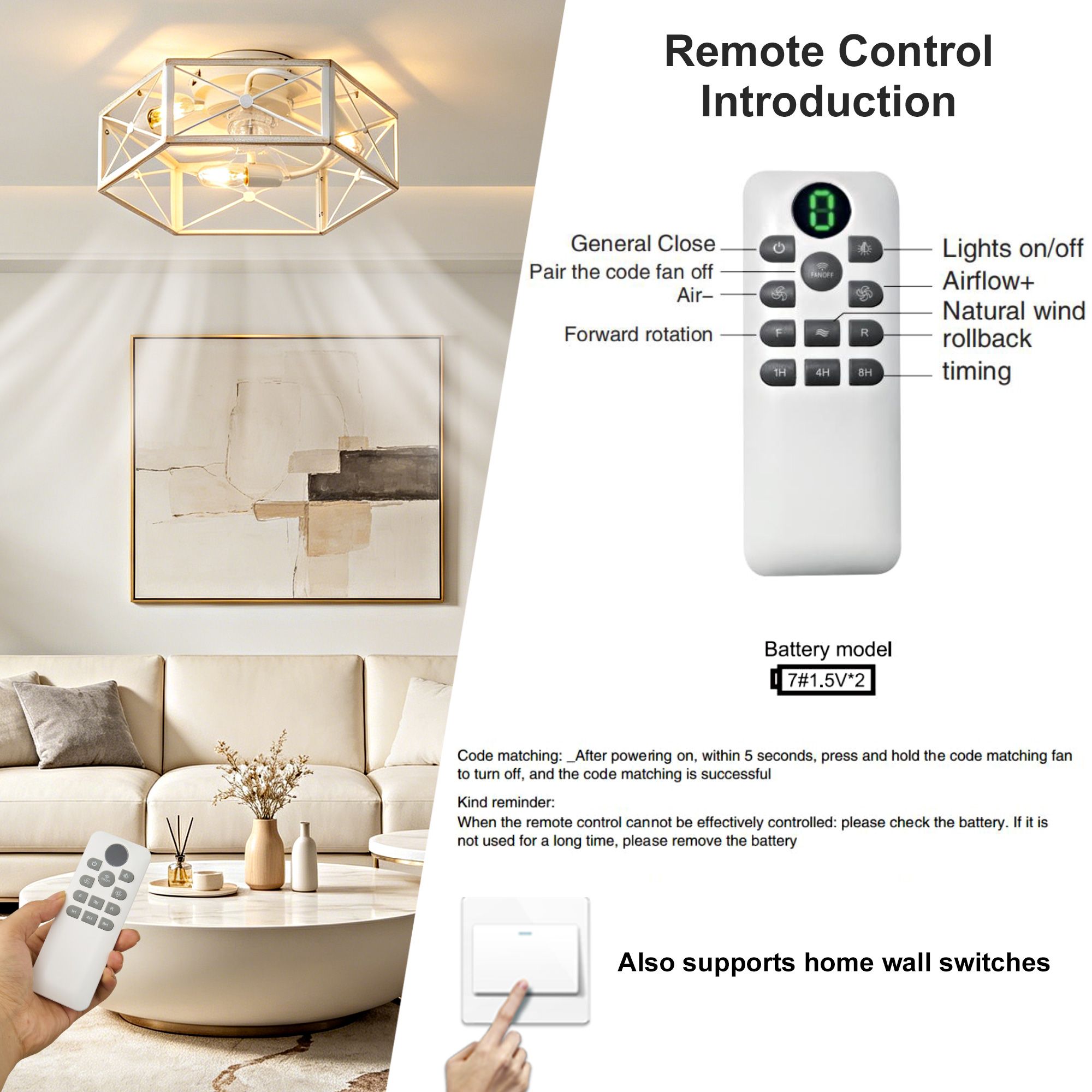 Lanmate LP-FANL-27-WH Ceiling-Fans - View #6