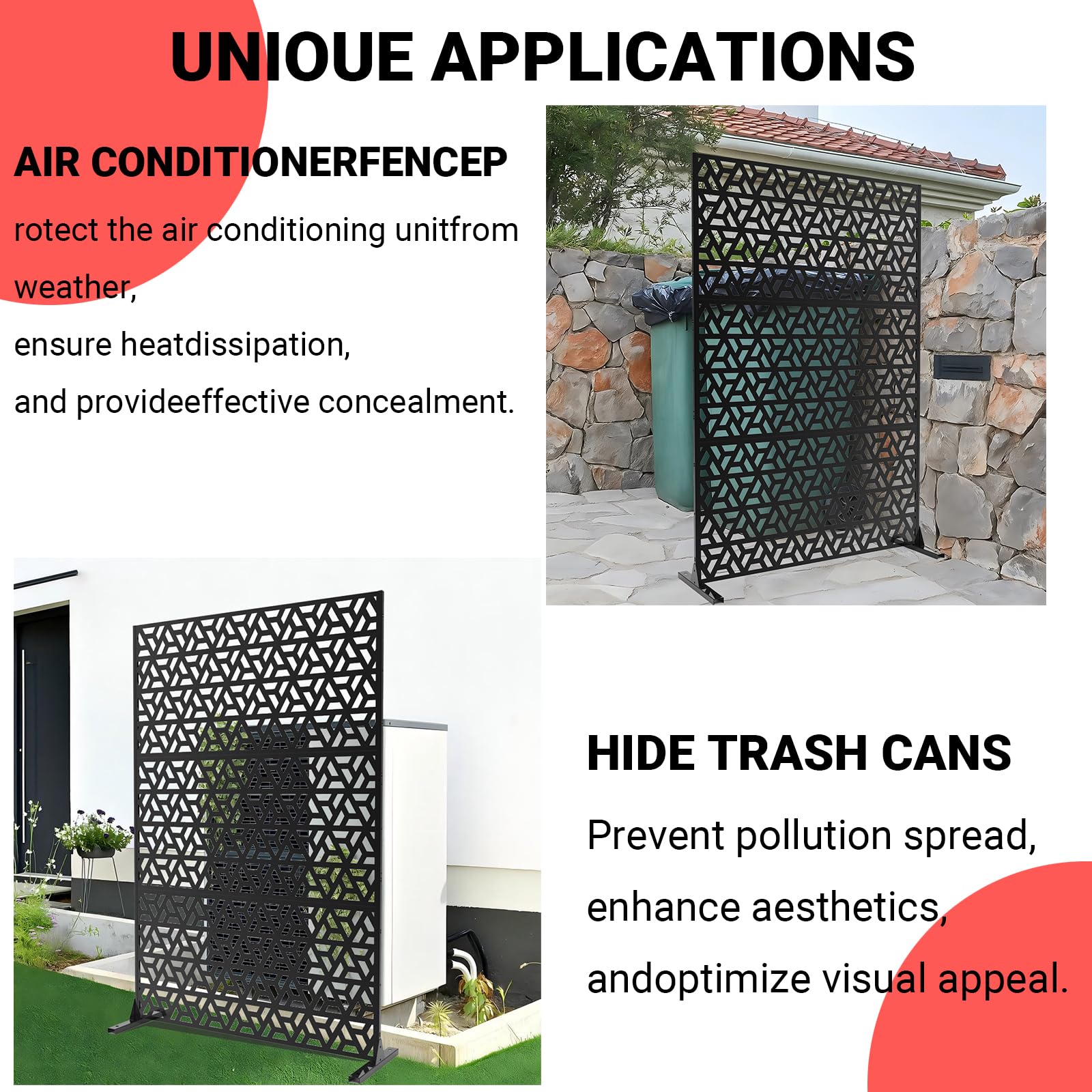 GarveeLife FLYPPG33C9NNJD Outdoor-Privacy-Screen - View #5