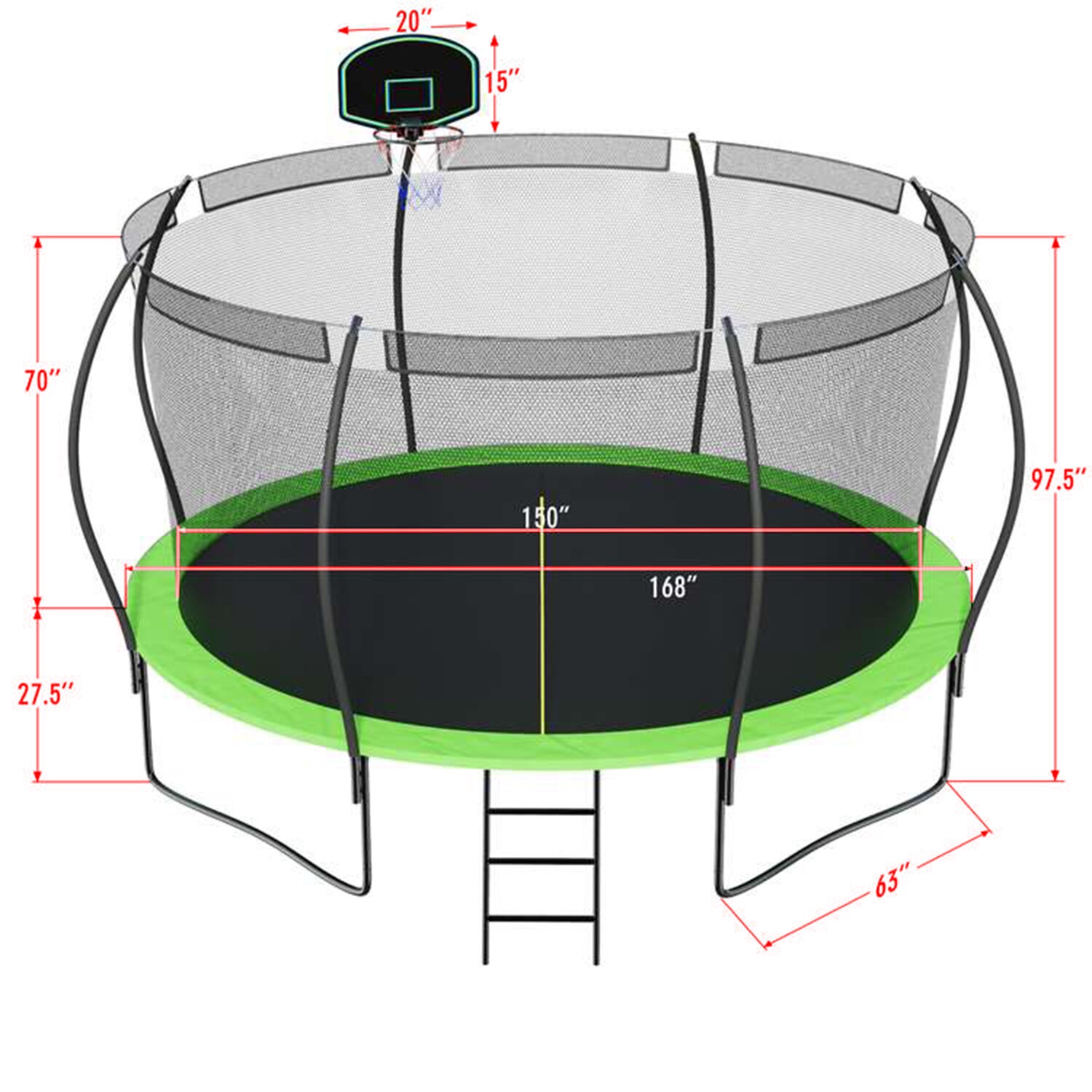 Maincraft D01-TP017 trampolines - View #8