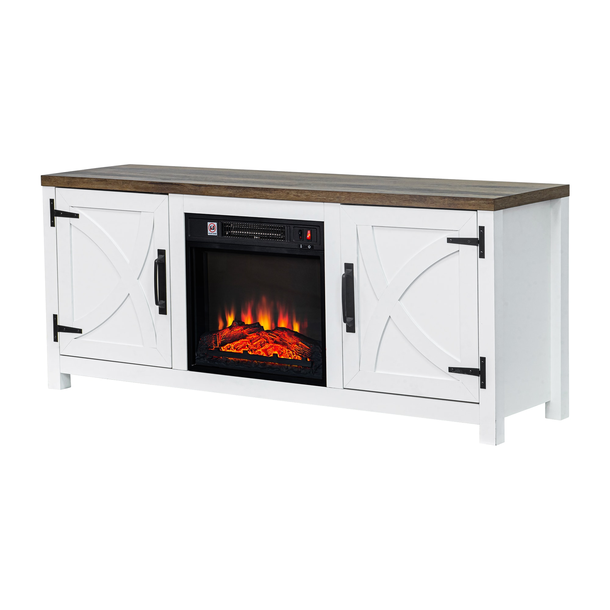 IHOMEadore BBJ01065-58-WHTDOK Electric-Fireplaces - View #7
