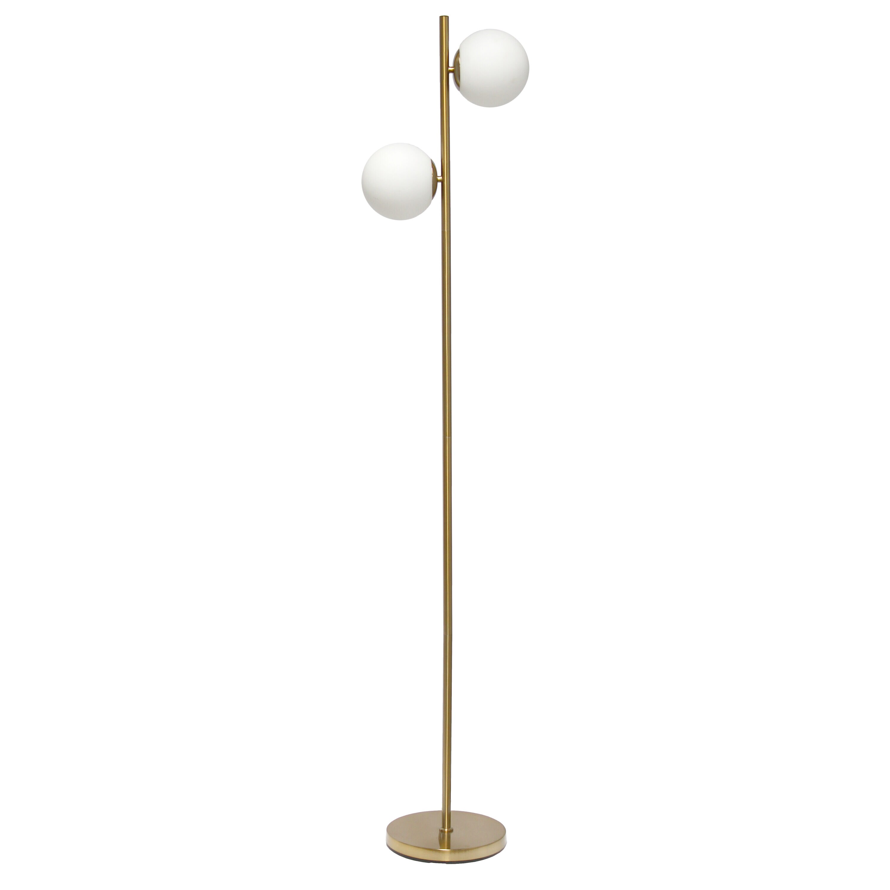 Simple Designs 14.4-in Antique Nickel/Green Downbridge Table Lamp