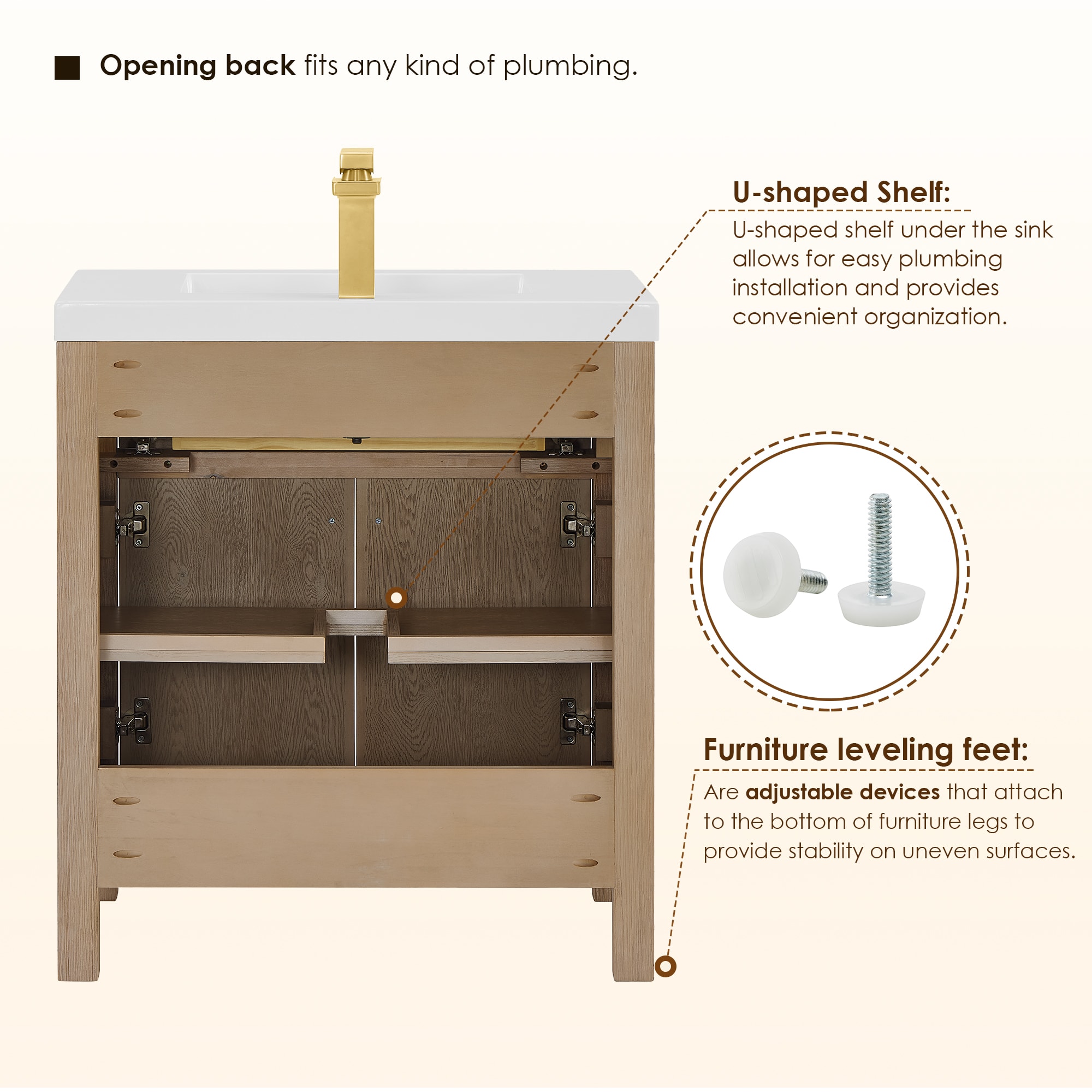 Altair 567030-NK-WH-NM Bath-Vanity-Combo - View #14