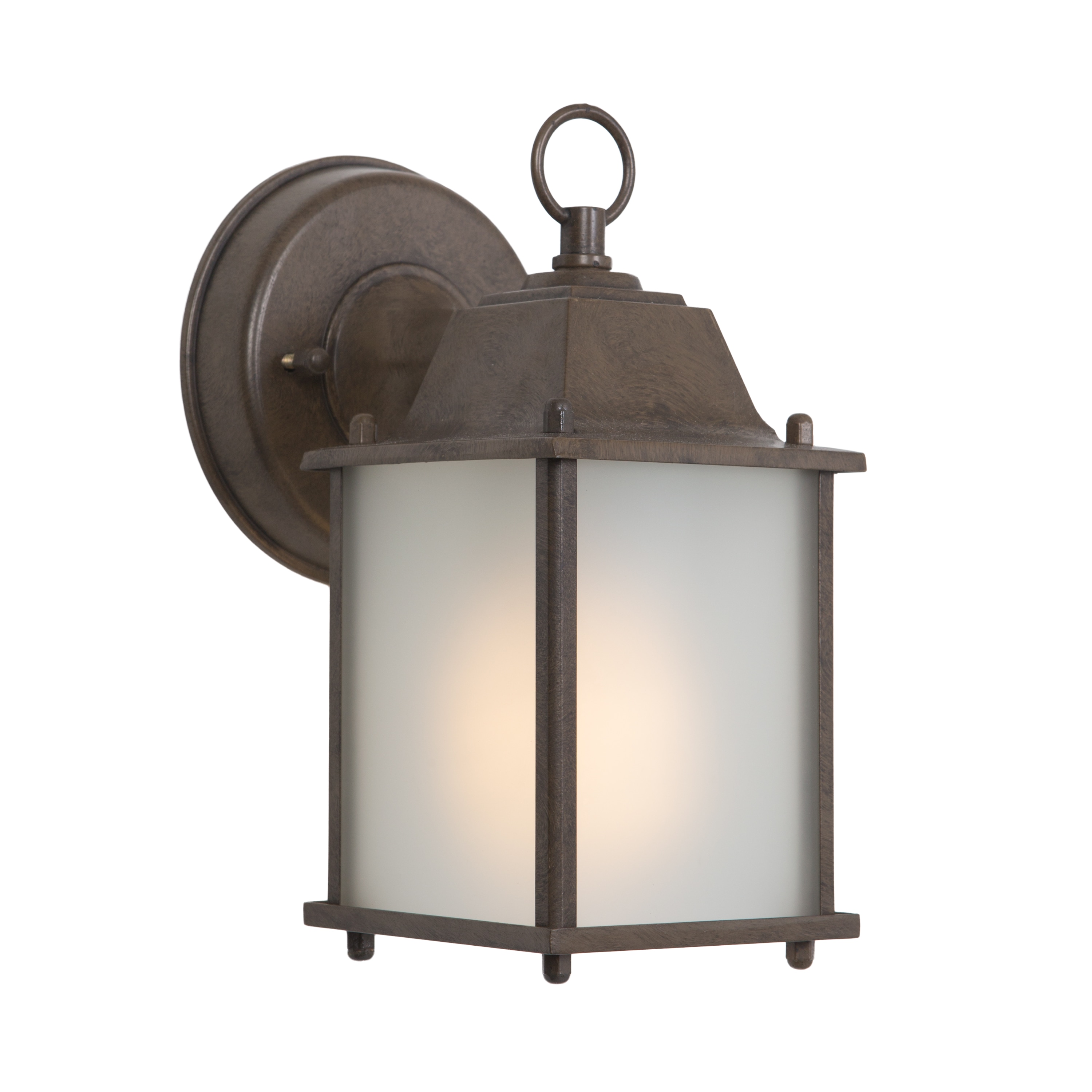 Yosemite Home Decor FL5009BR Tara 1 -Light 8.5-in H Brown Hardwired Outdoor Wall Light