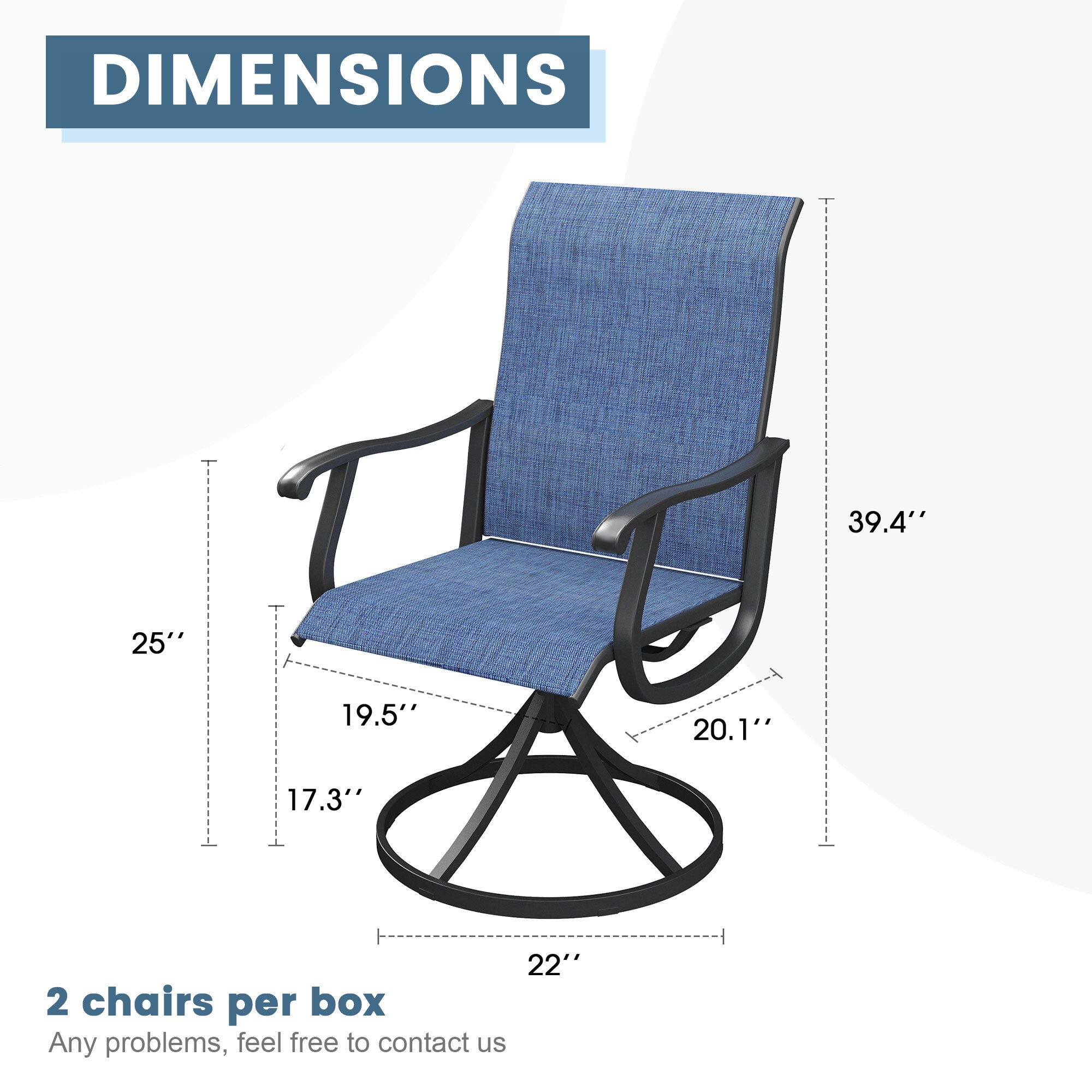 Damerin Z0101F Patio-Chairs - View #3