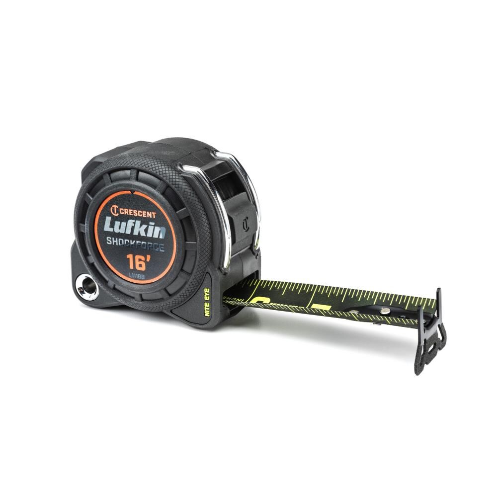 Crescent Lufkin L1116B Shockforce Nite Eye-Pack 16-ft Tape Measure