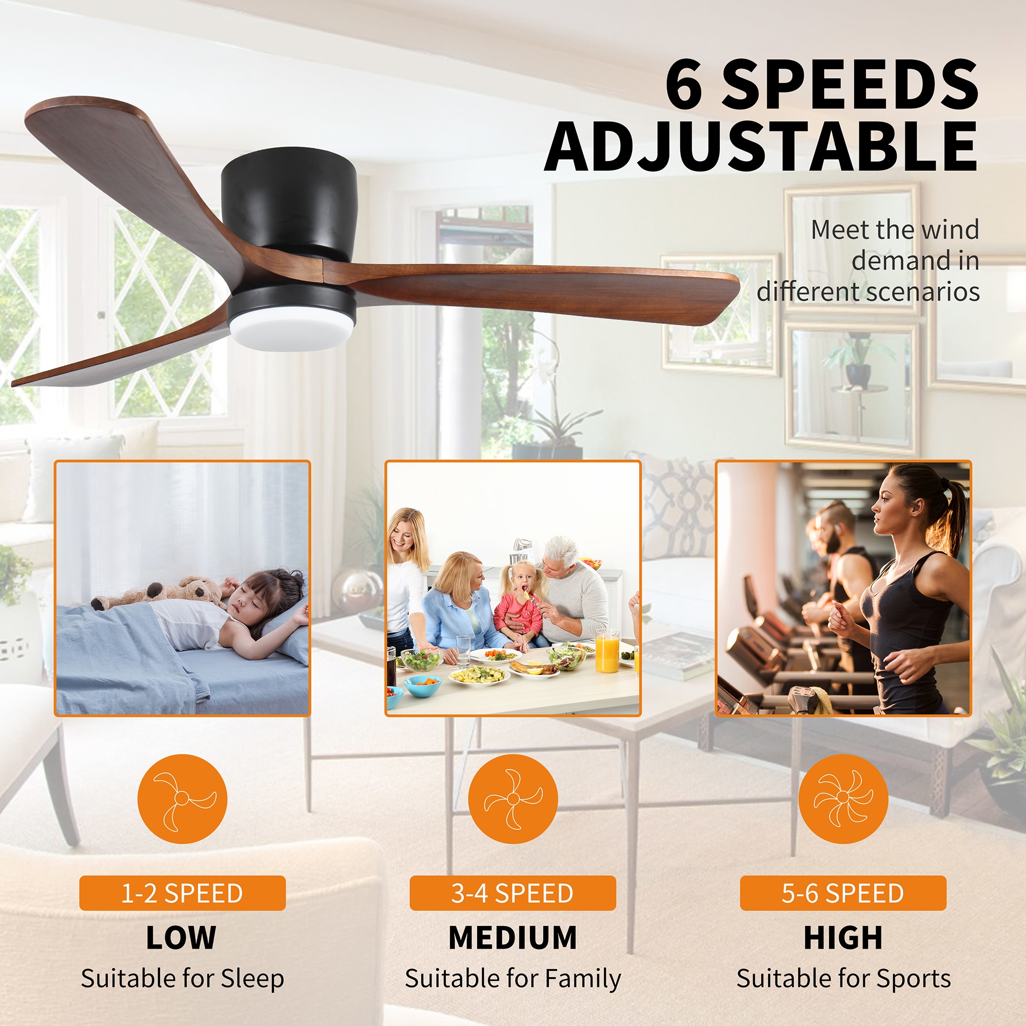 SINOFURN SYB510077BN Ceiling-Fans - View #3