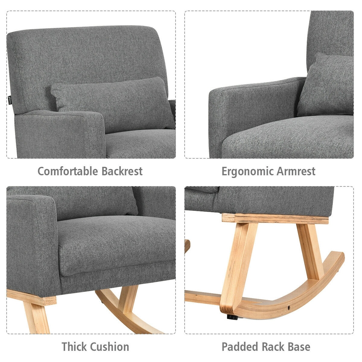 CASAINC WF-HYSN-67036GR chairs - View #2