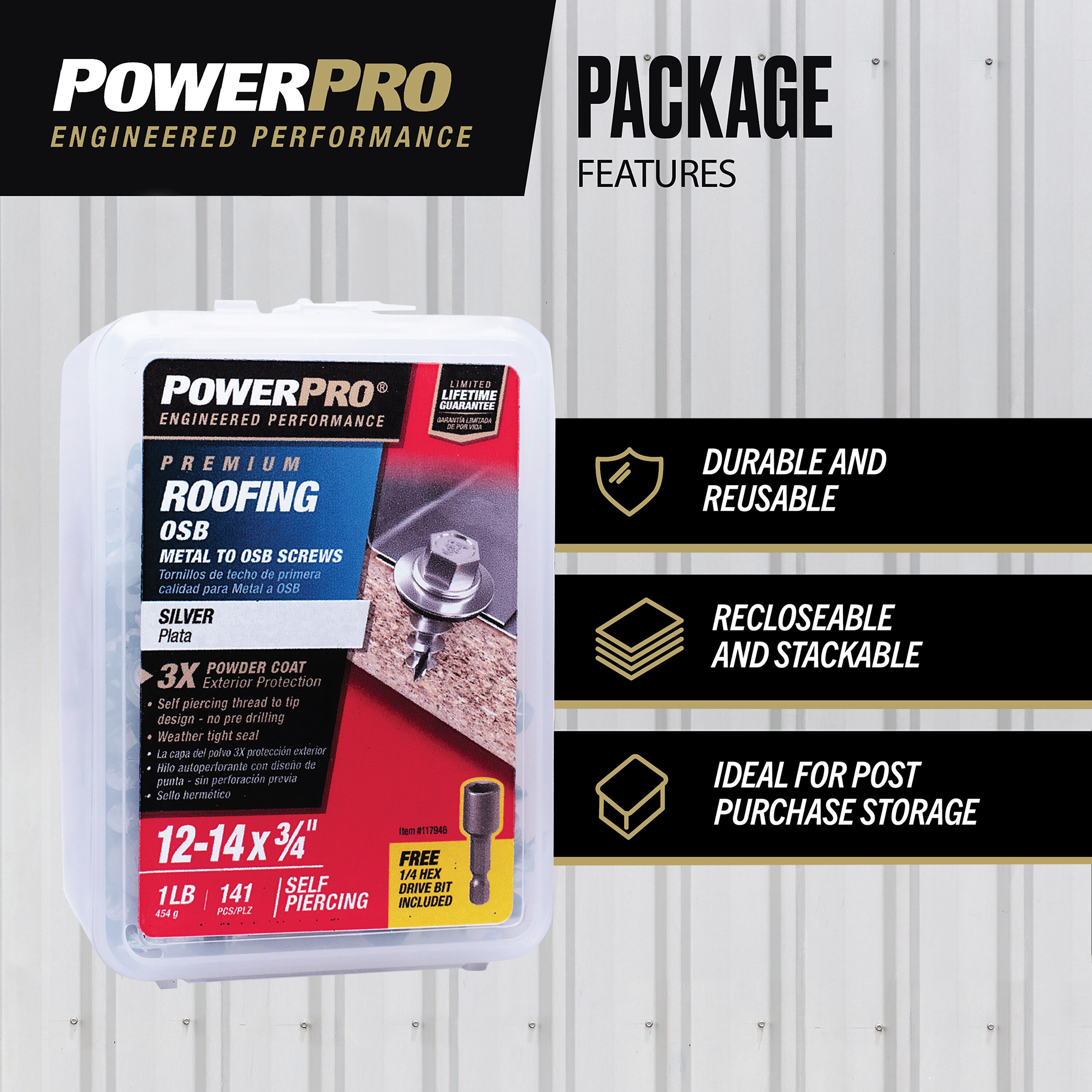 Power Pro 117946 Roofing-Screws - View #6