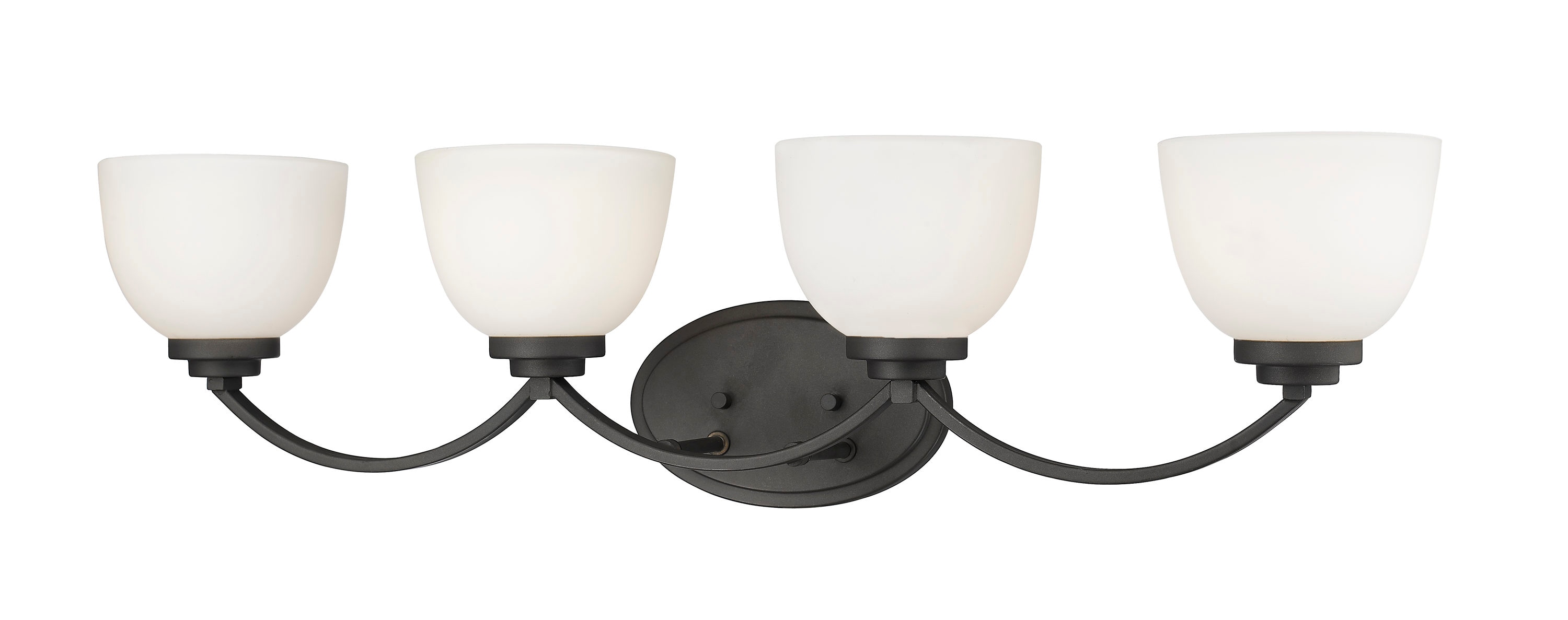Z-Lite 443-4V-BRZ Ashton 32-in 4-Light Bronze Transitional Vanity Light