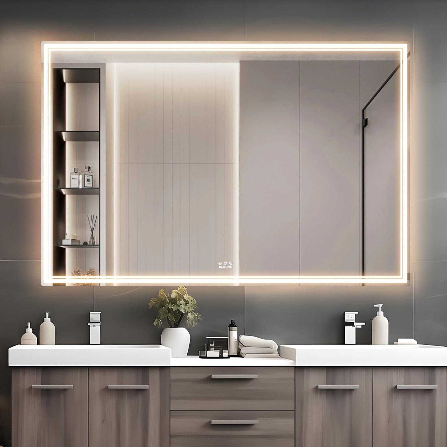 Bybafun YB5100086 Framed-Bath-Mirrors - View #7