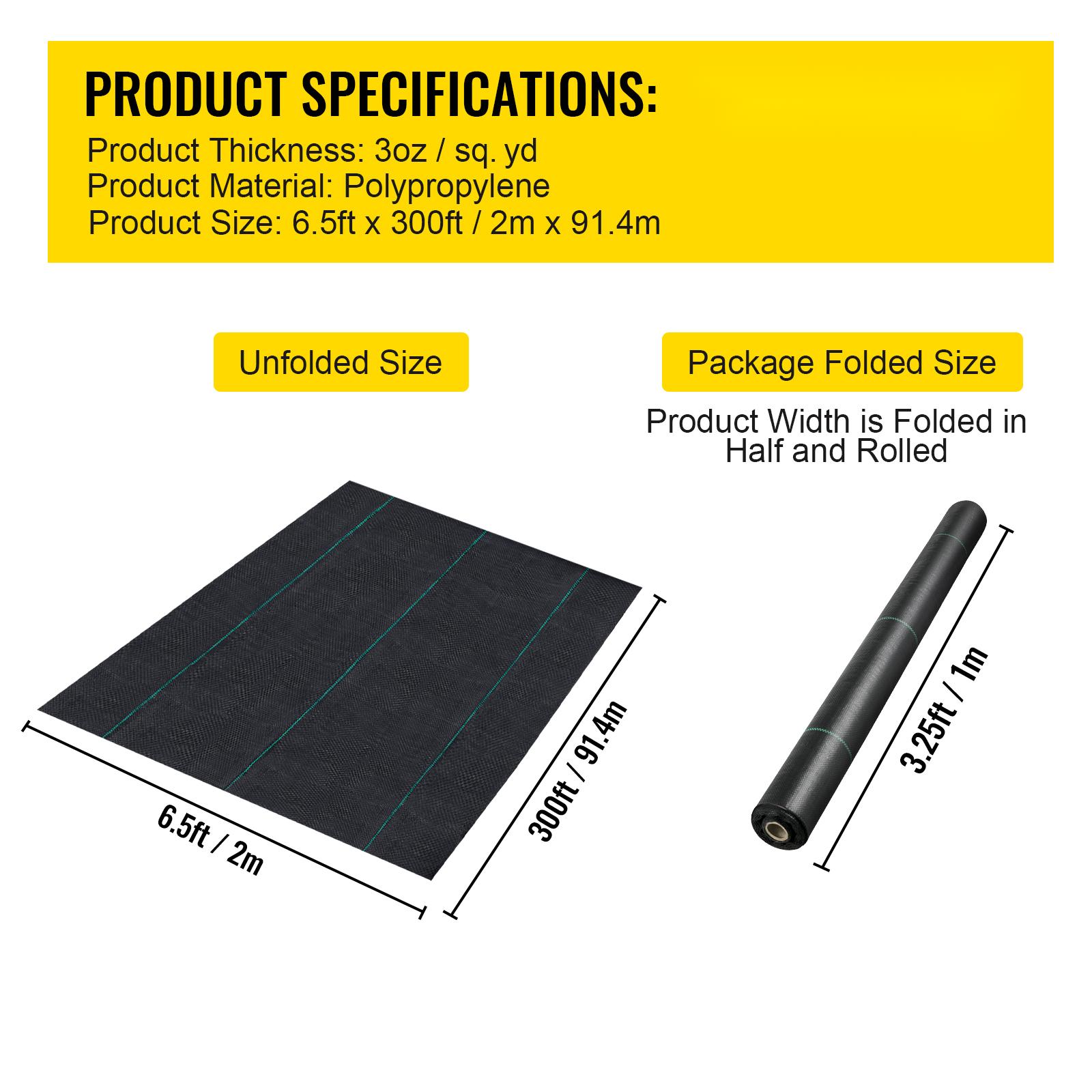 VEVOR SCZZZP6.5X3000029V0 Landscape-Fabric - View #7