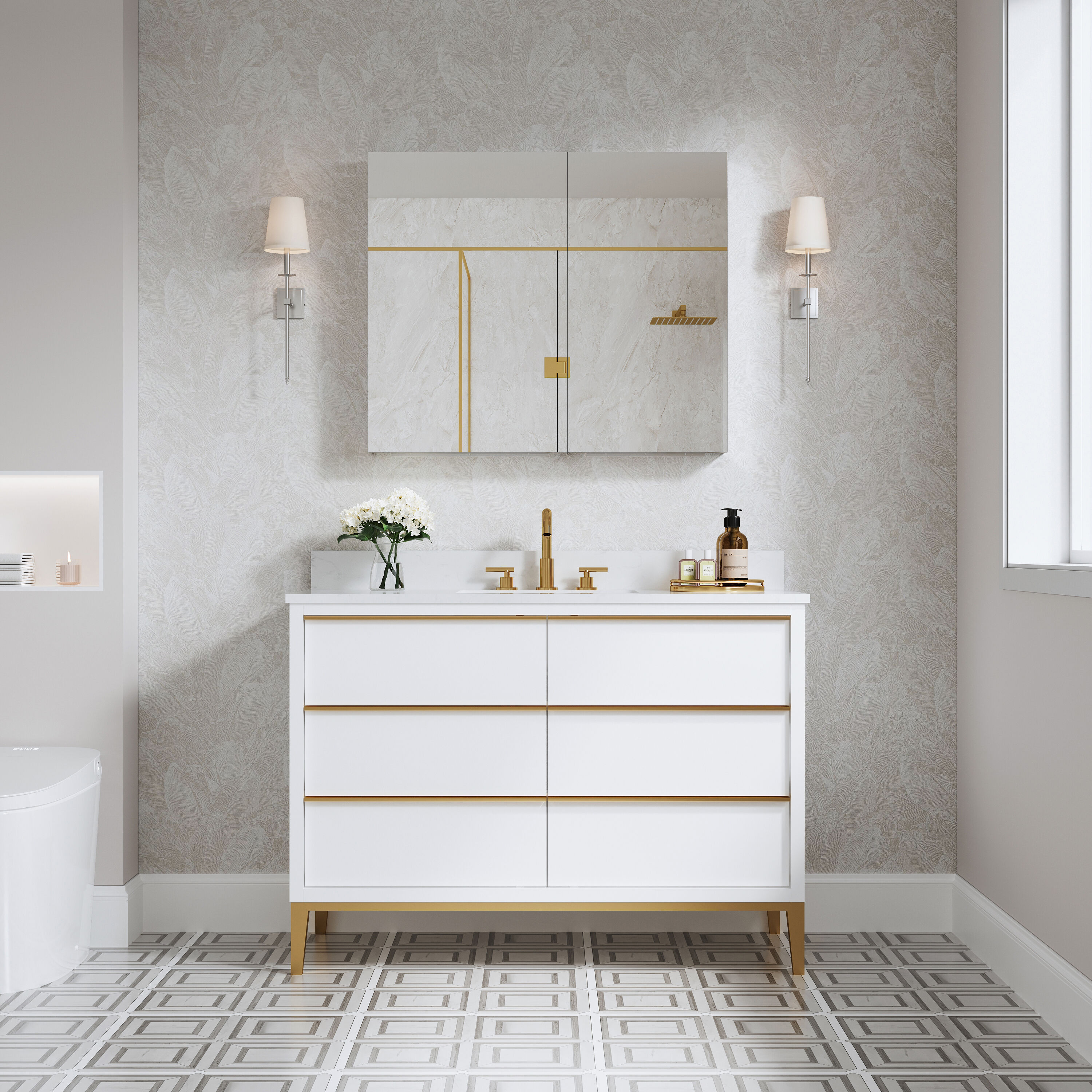 WELLFOR EX-CJ4836 Bathroom-Medicine-Cabinets - View #11