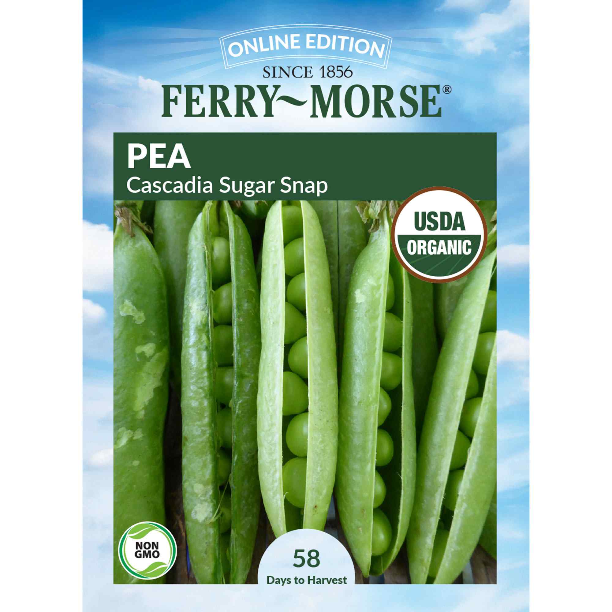 Ferry-Morse LC25.9636 Organic Pea Seeds 14 Gram(s)