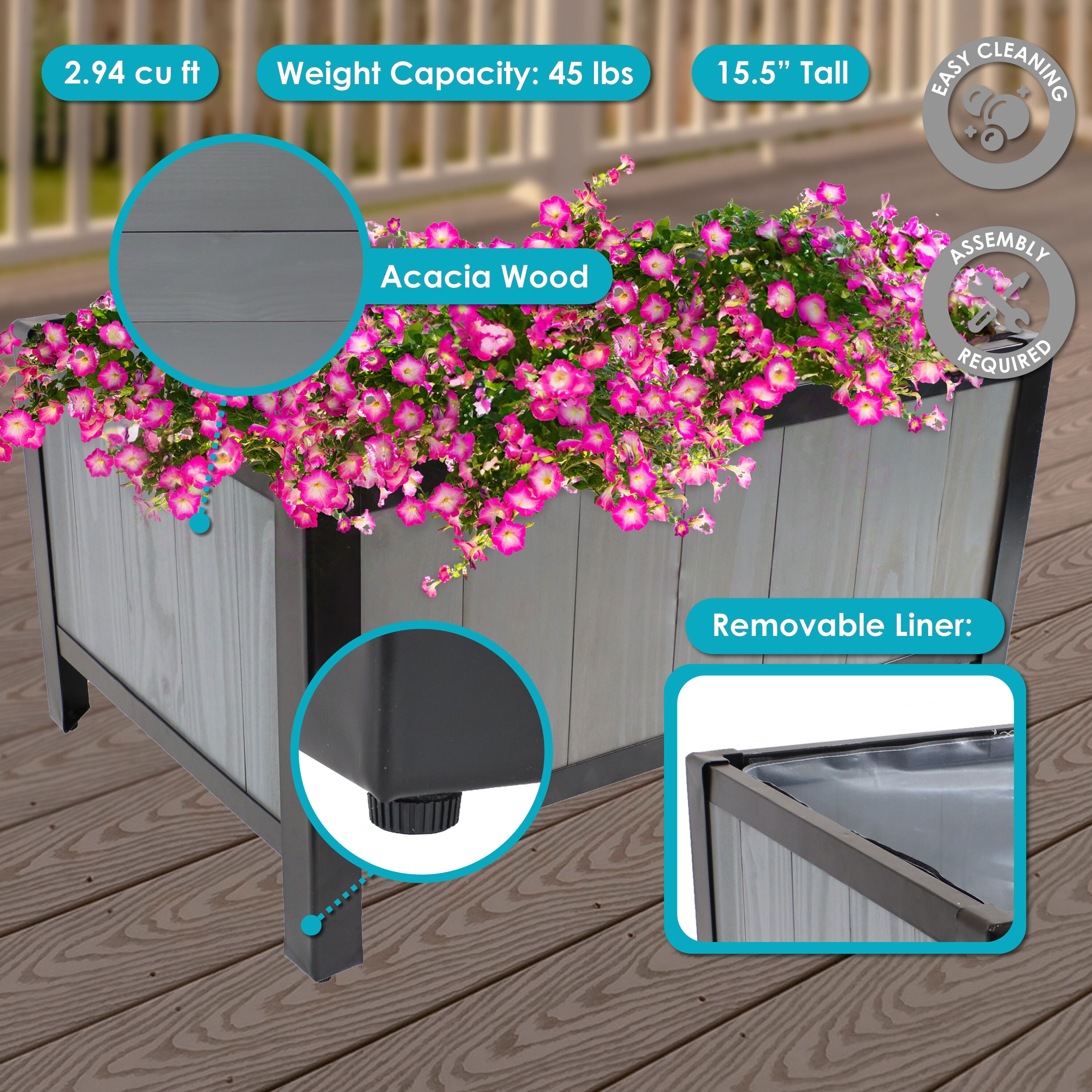 Sunnydaze Decor NPH-397 Planter-Window-Box - View #6