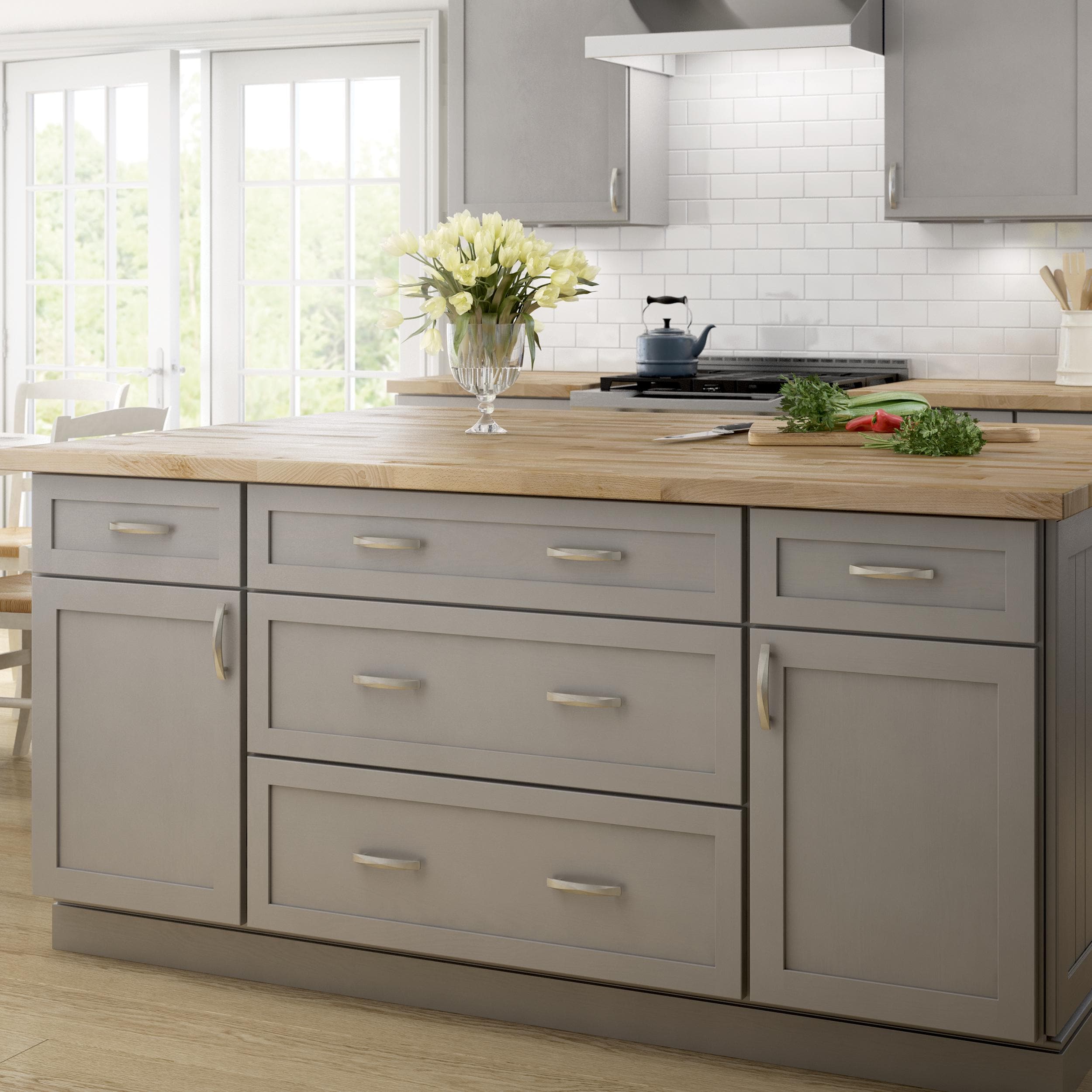 allen + roth P34959W-SN-CP Cabinet-Pulls - View #6