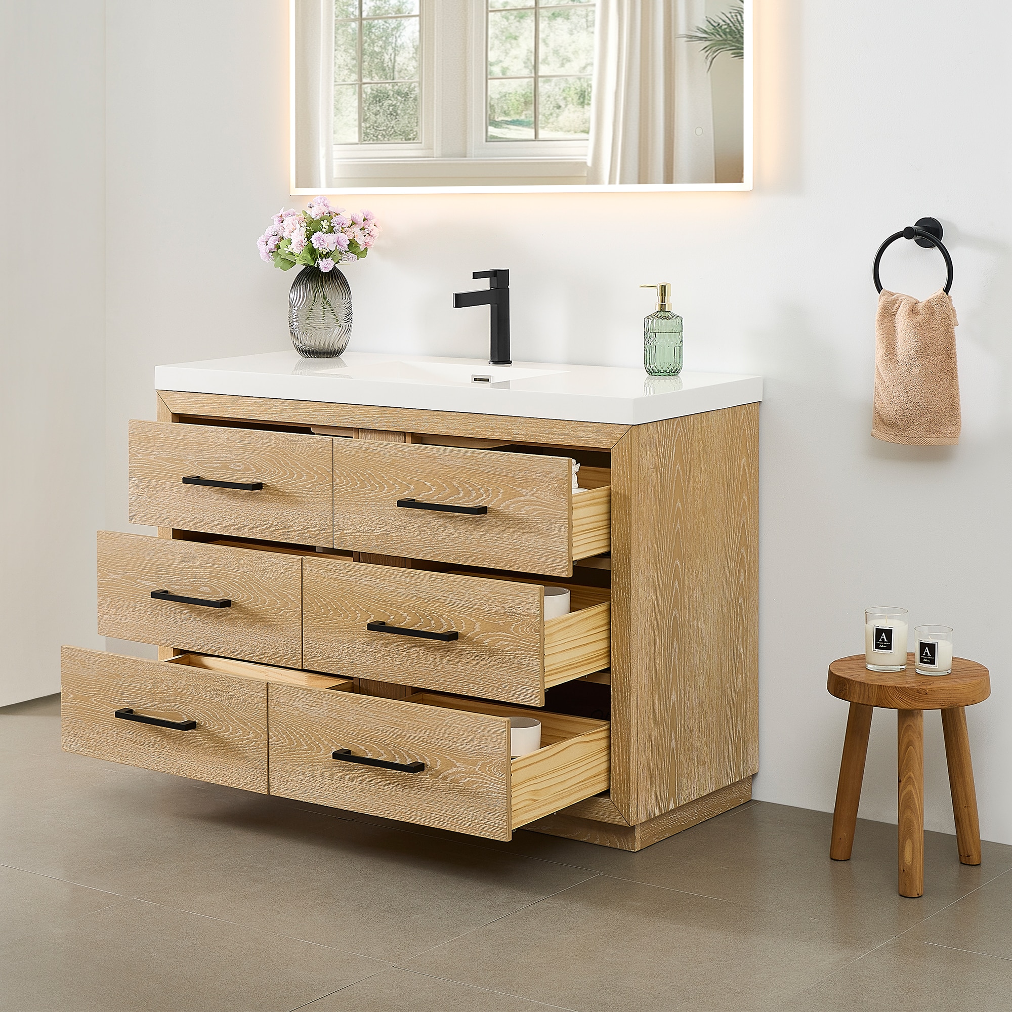 Altair 579048-WO-WH-NM Bath-Vanity-Combo - View #4