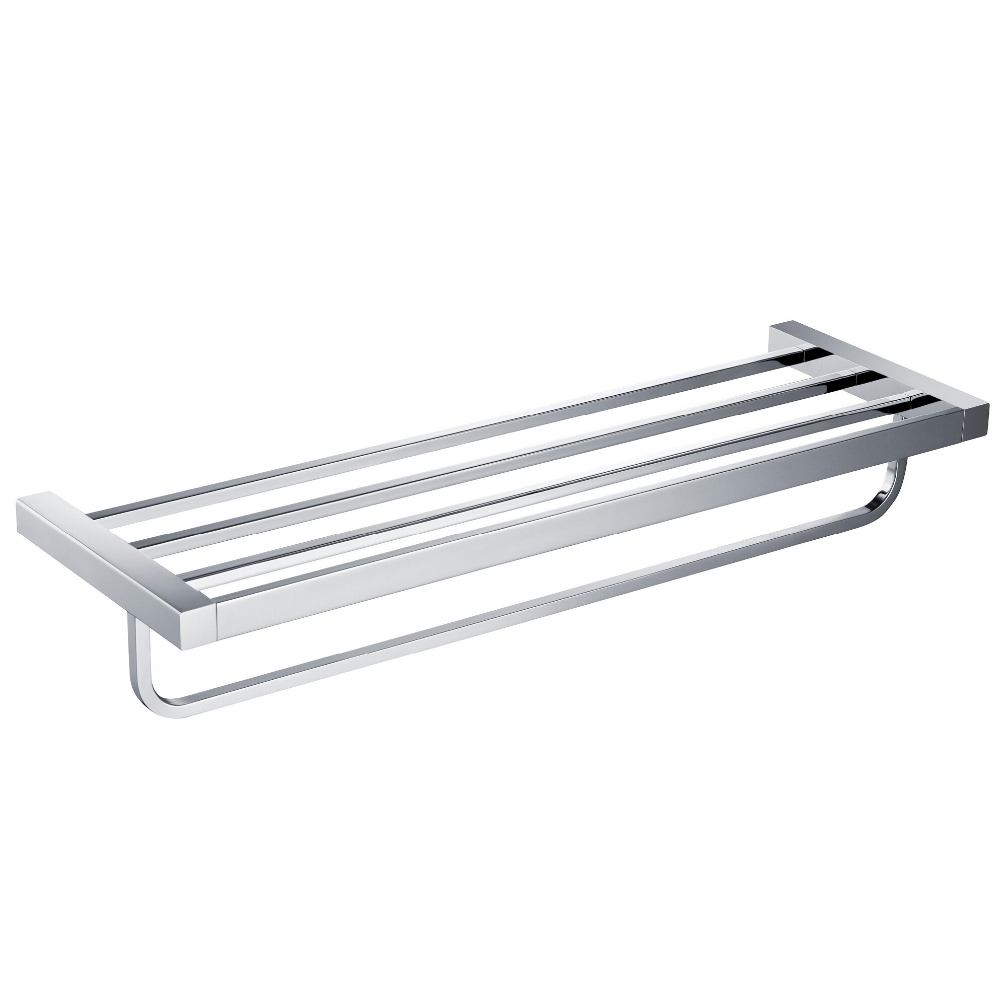 Kraus KEA-19942CH Stelios Chrome Wall mount Towel Rack 7.875-Inches x 24.63-Inches x 7.88-Inches