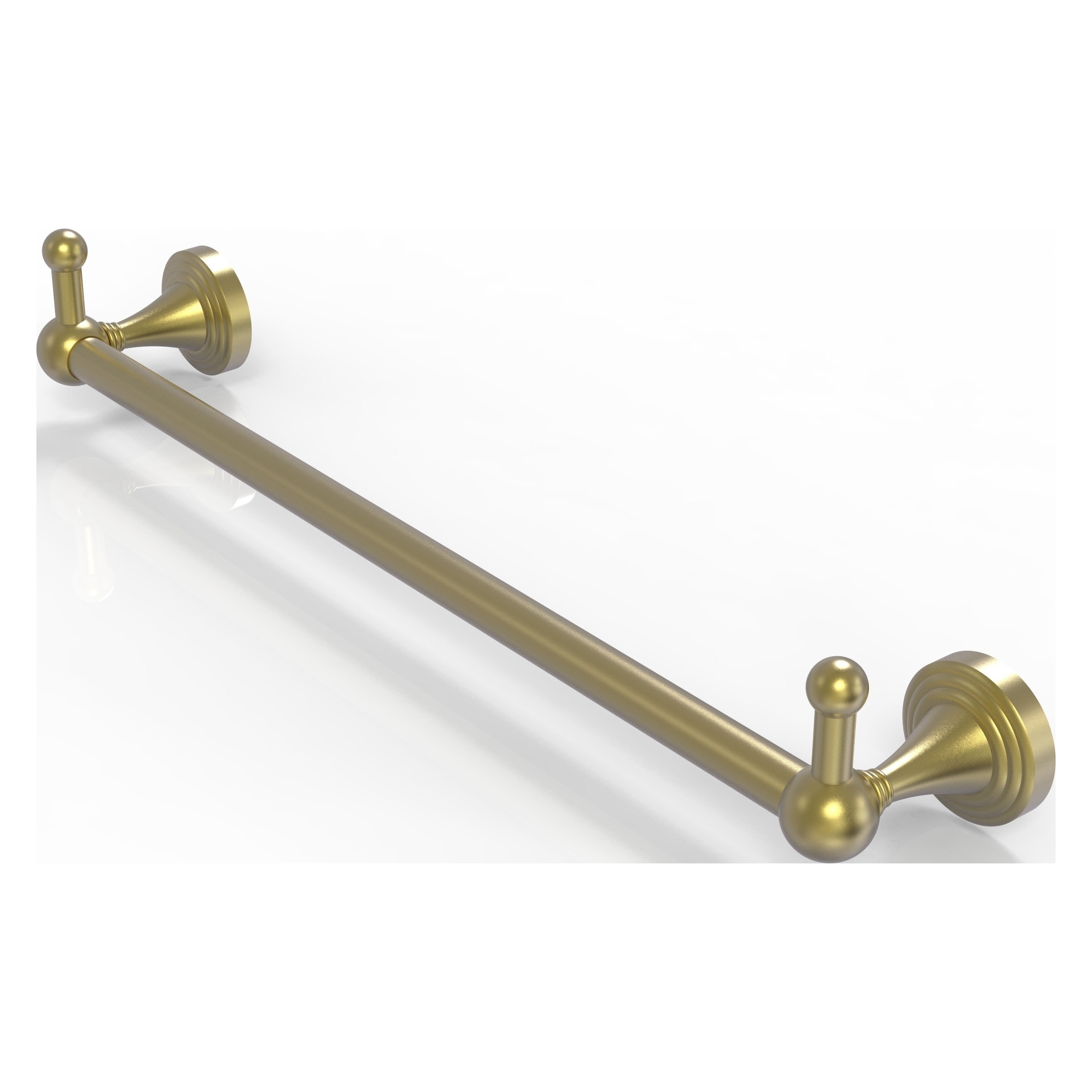 Allied Brass SG-41-30-PEG-SBR Sag Harbor 30-in Satin Brass Wall mount Single Towel Bar