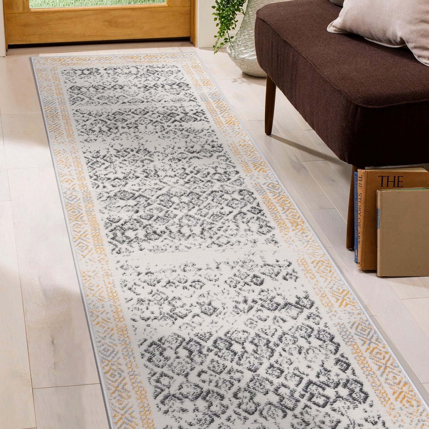 World Rug Gallery 2095YELLOW2X7 rugs - View #7