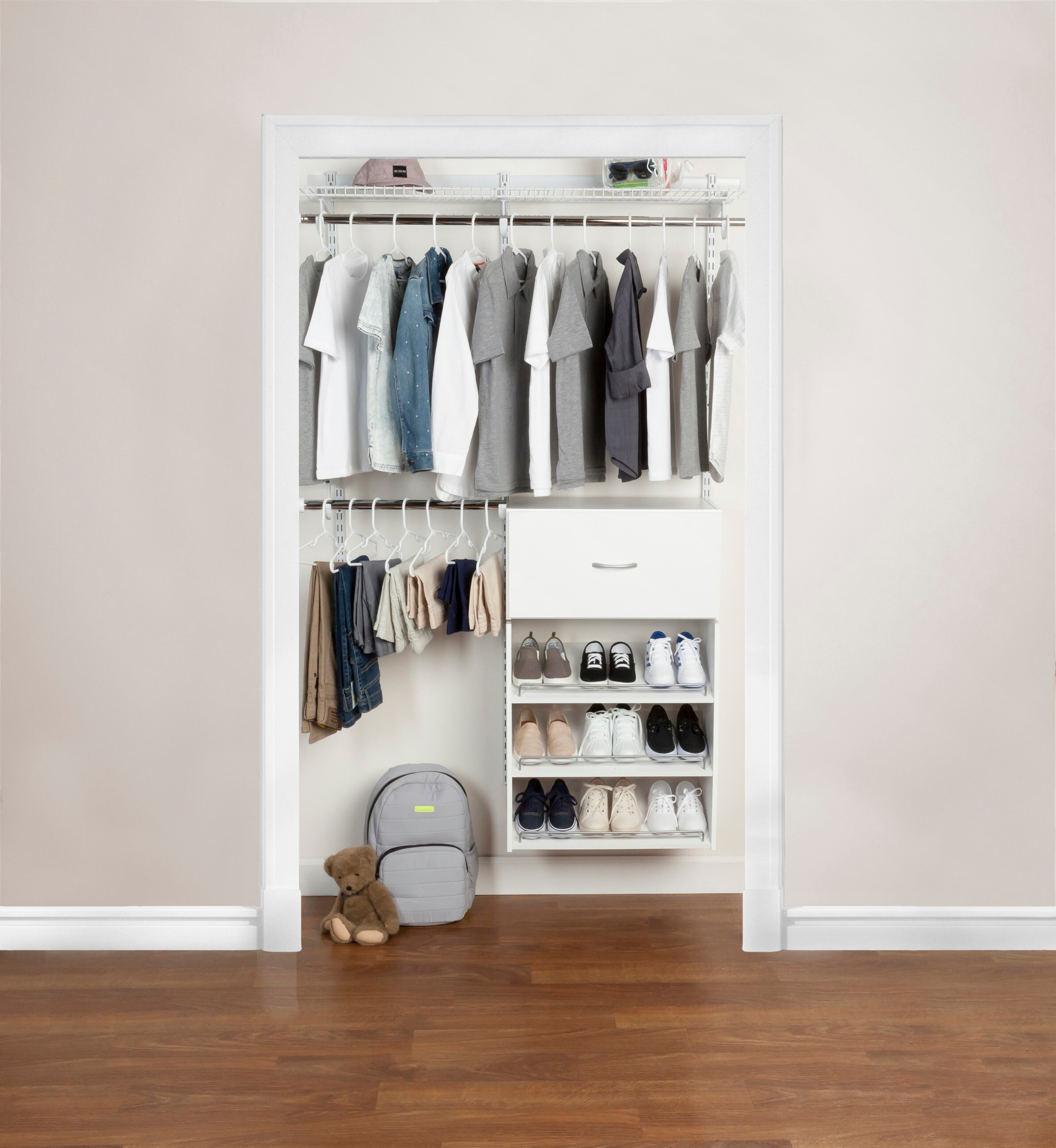 Rubbermaid - FastTrack® Closet™ offers a storage solution for