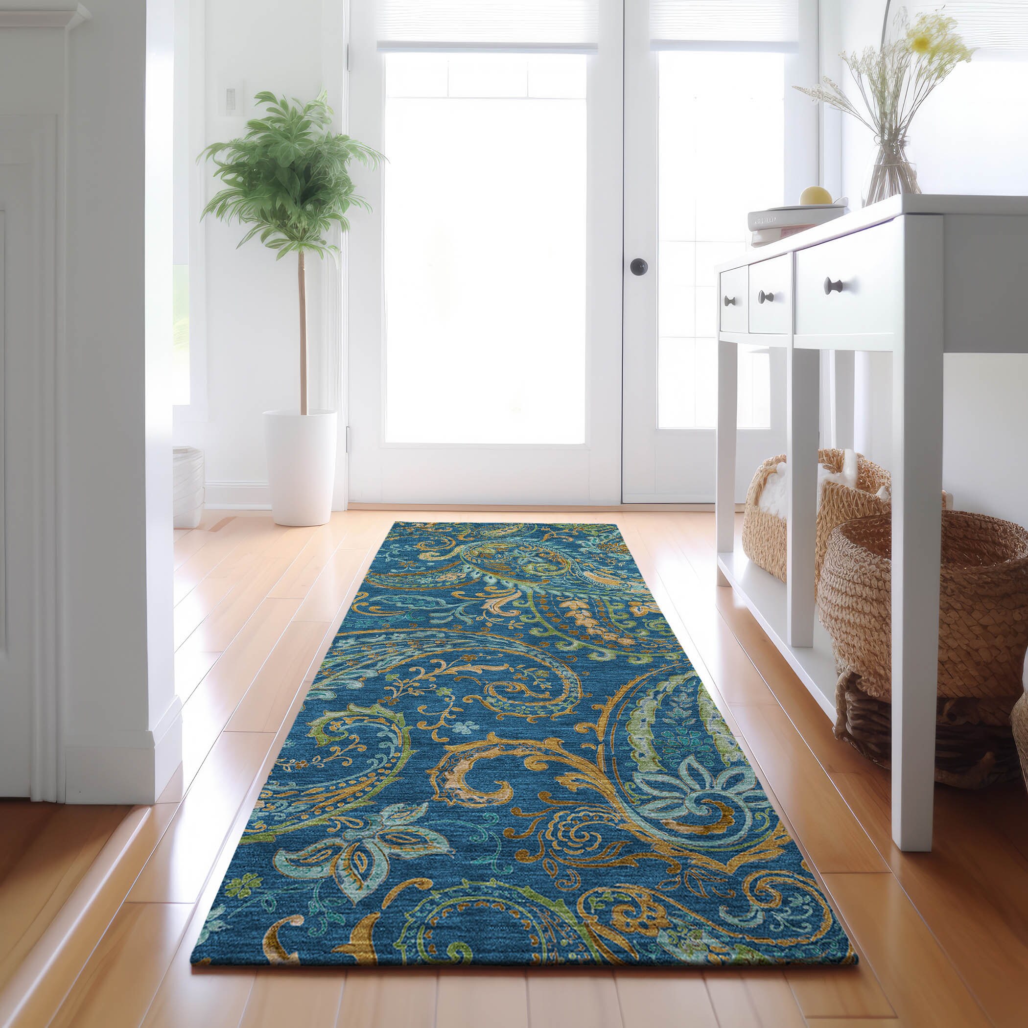 Addison Rugs AMF514BN30X46 Mayfield AMF514BN 2 x 3 (ft) Loomed Polyester Burgundy Rectangular Indoor Abstract Machine washable Area rug