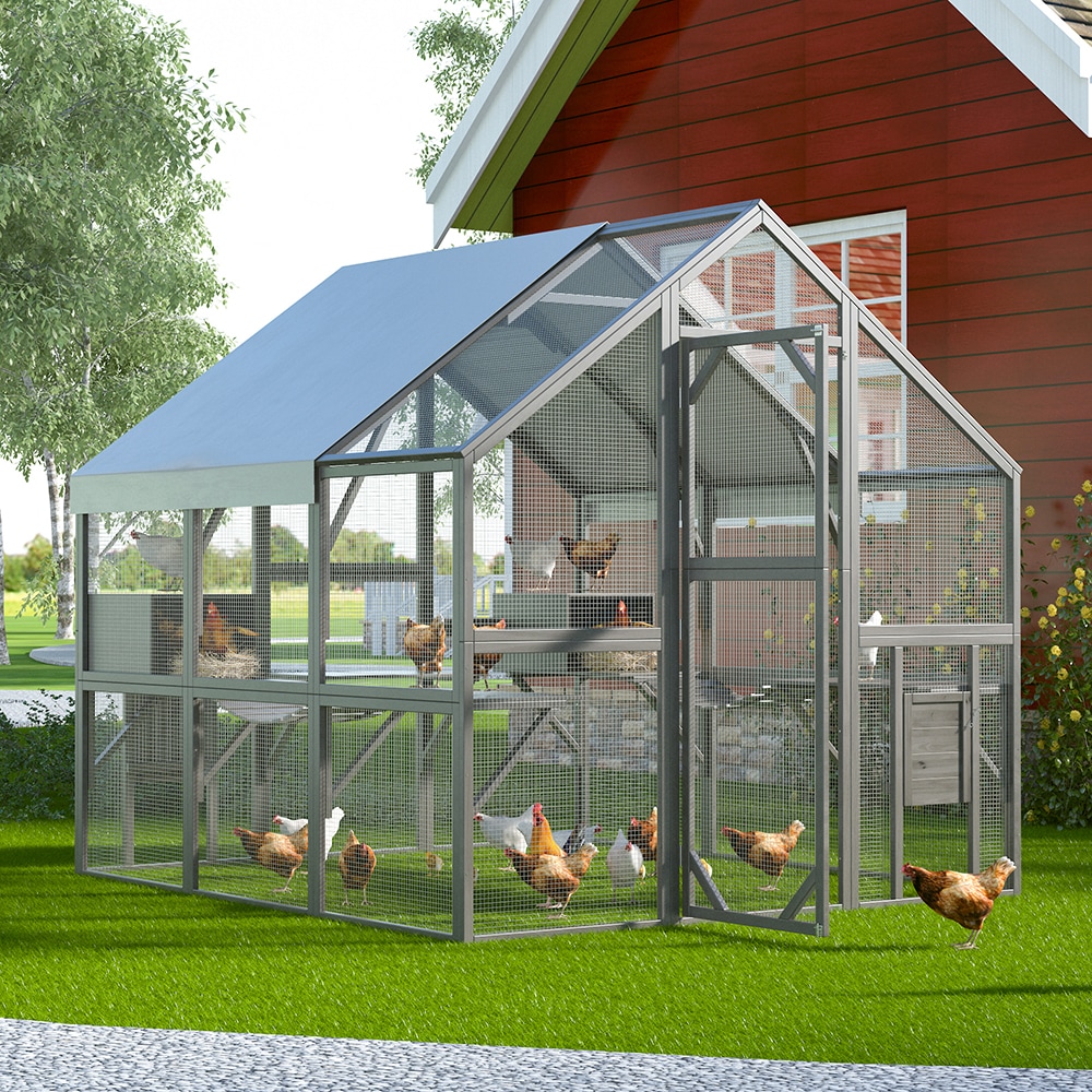 Homsee C-KF150158-03-AB Chicken-Coops-Rabbit-Hutches - View #4