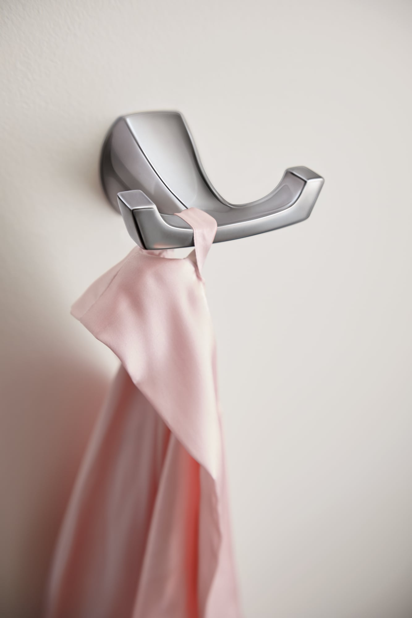 Moen Lindor Chrome Double-Hook Wall Mount Towel Hook in the Towel Hooks  department at