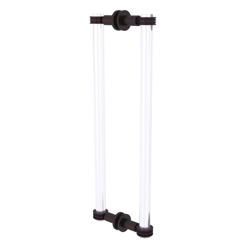 Allied Brass CV-406D-18BB-ABZ Aged bronze 18-Inches Hinged shower door Handle