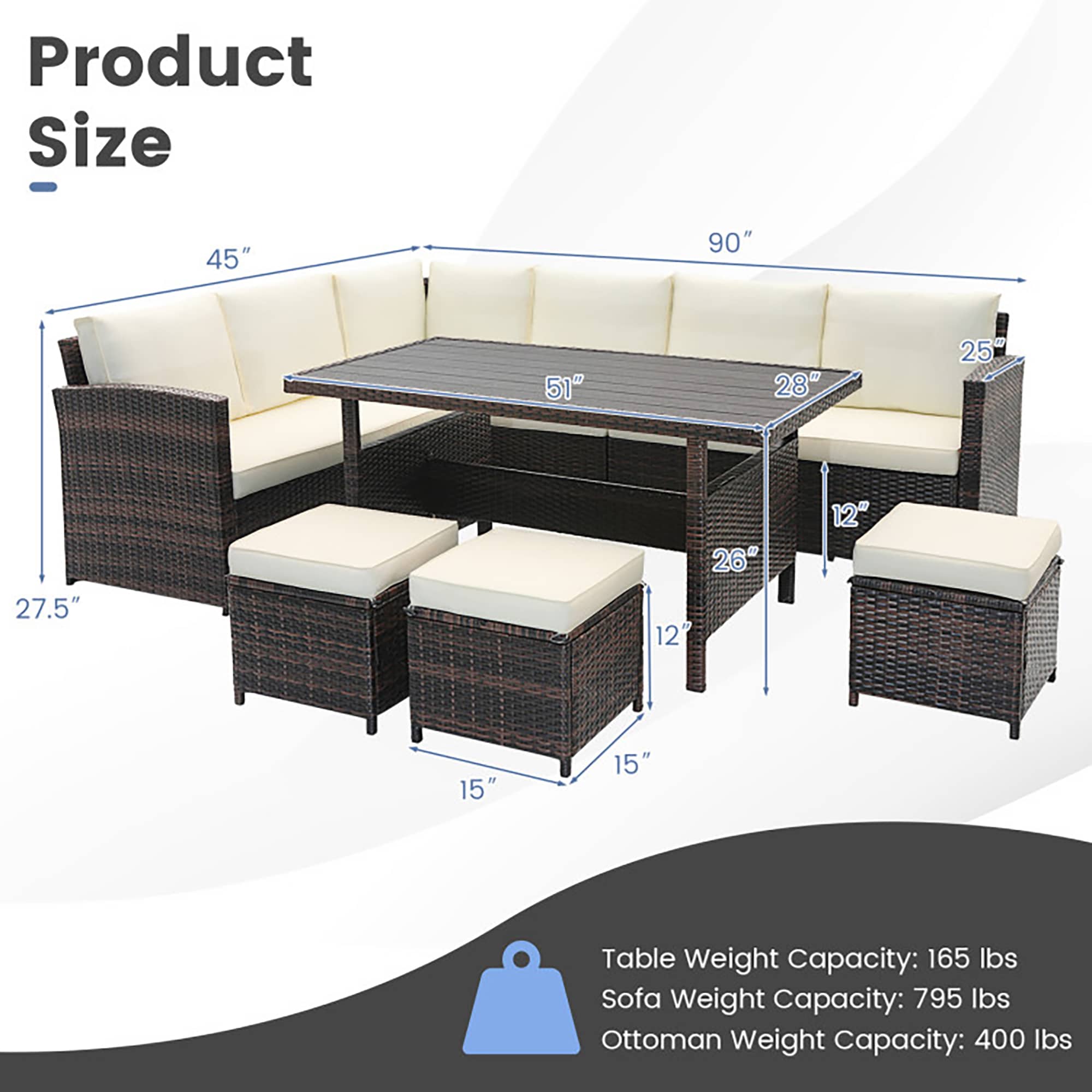 CASAINC JST00000201 Patio-Conversation-Sets - View #7