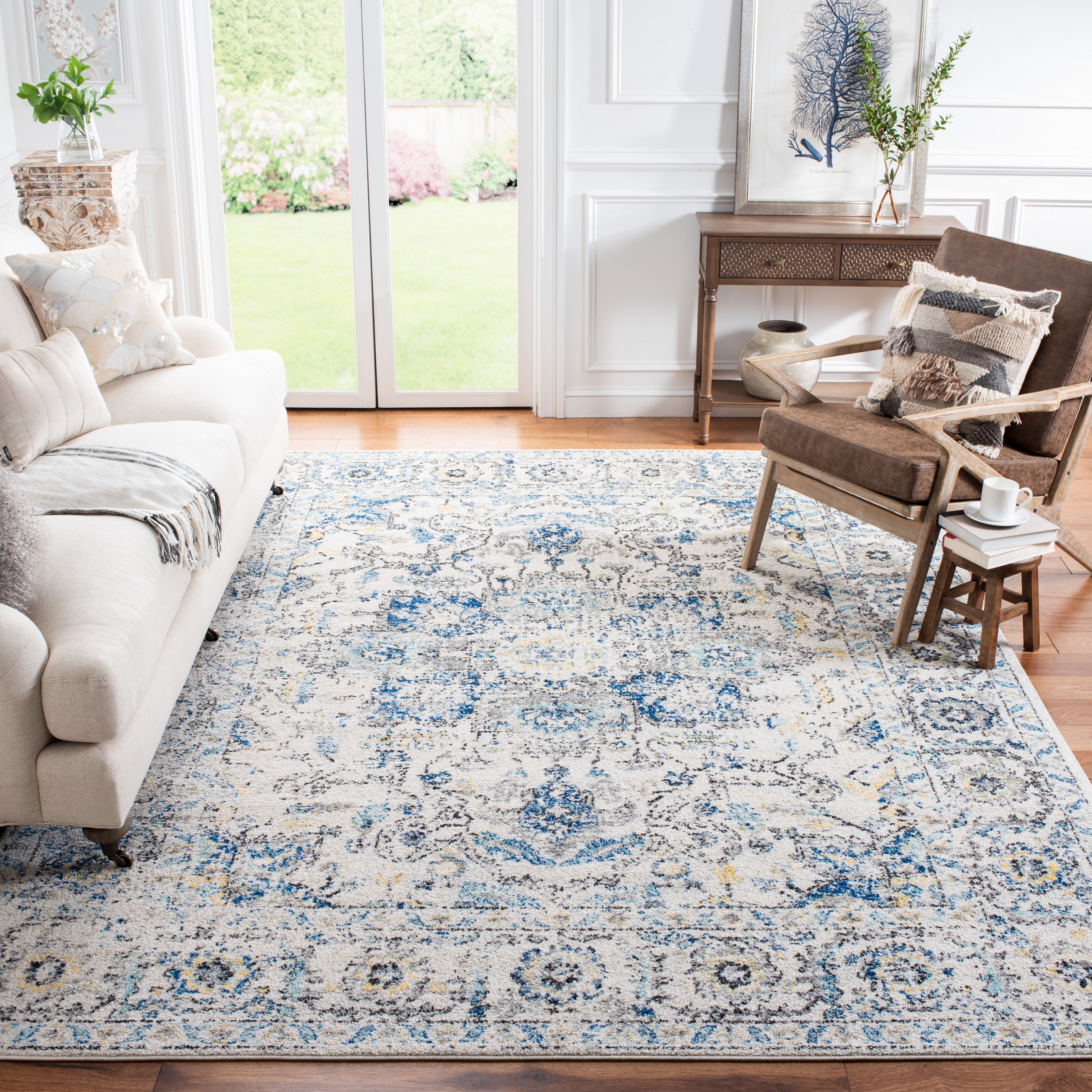 Safavieh Madison MAD603F 9' x 12' Grey Ivory Rug