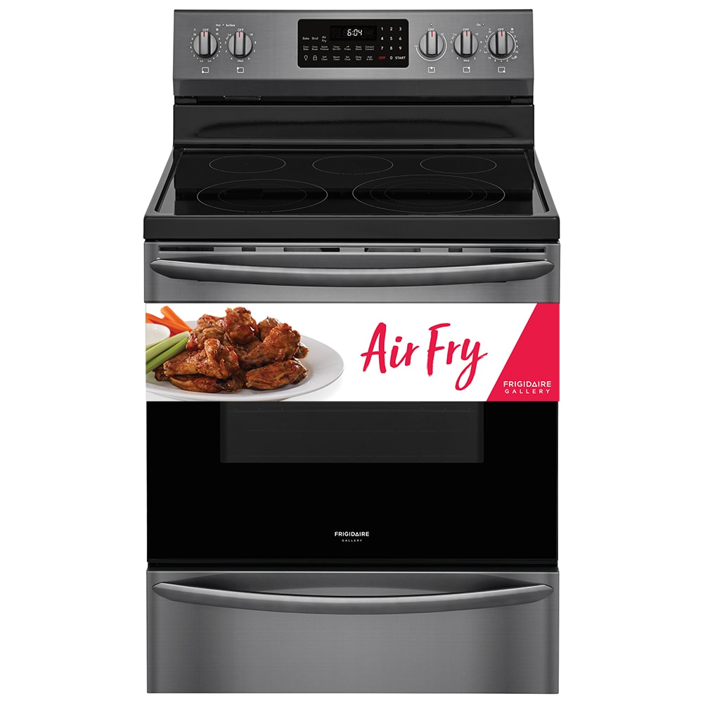 Air Fryer With Grill - Black & Stainless Steel