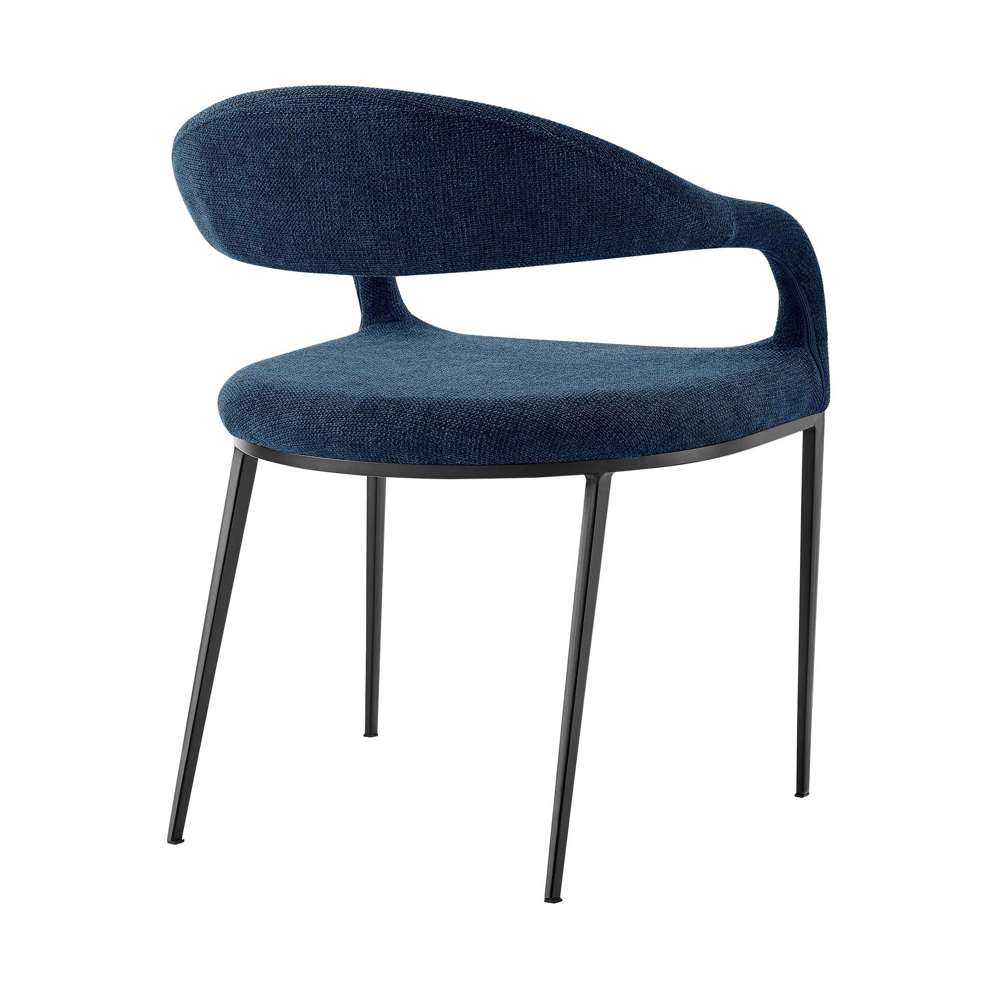 Armen Living LCMOSIBLKBLU Dining-Chairs - View #4