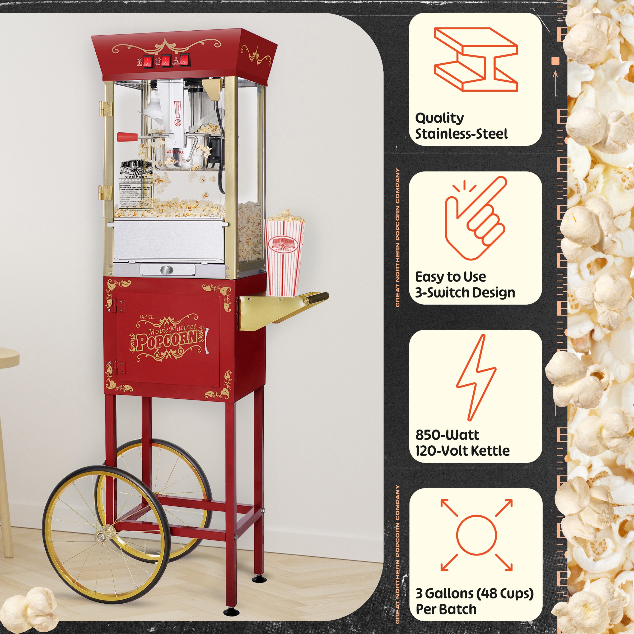 Great Northern Popcorn 837027PPP Popcorn-Makers - View #2