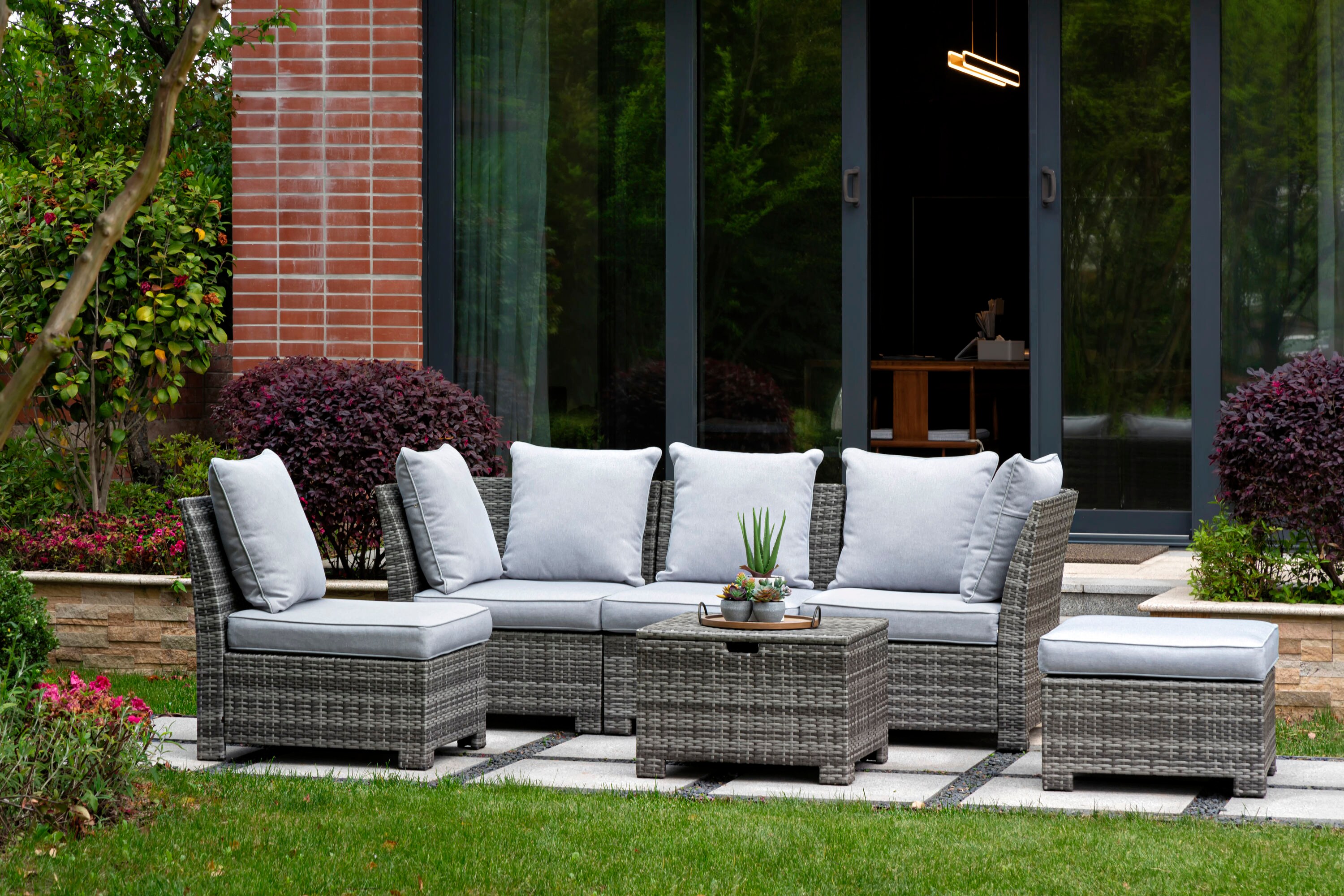 Glitzhome 2007100001 Patio-Conversation-Sets - View #10