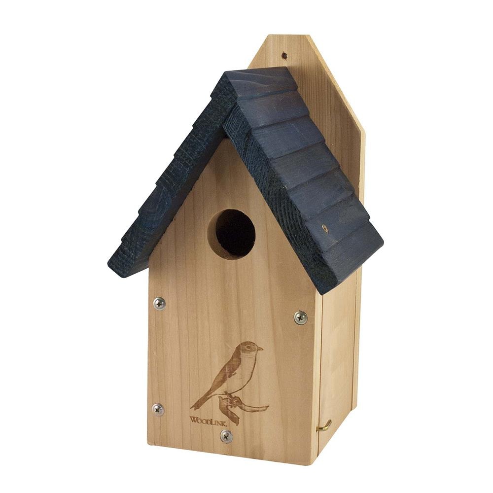 1 BLUEBIRD  BIRD HOUSES NEST BOX WITH TOP OPENING FREE S/H  HANDMADE IN USA 
