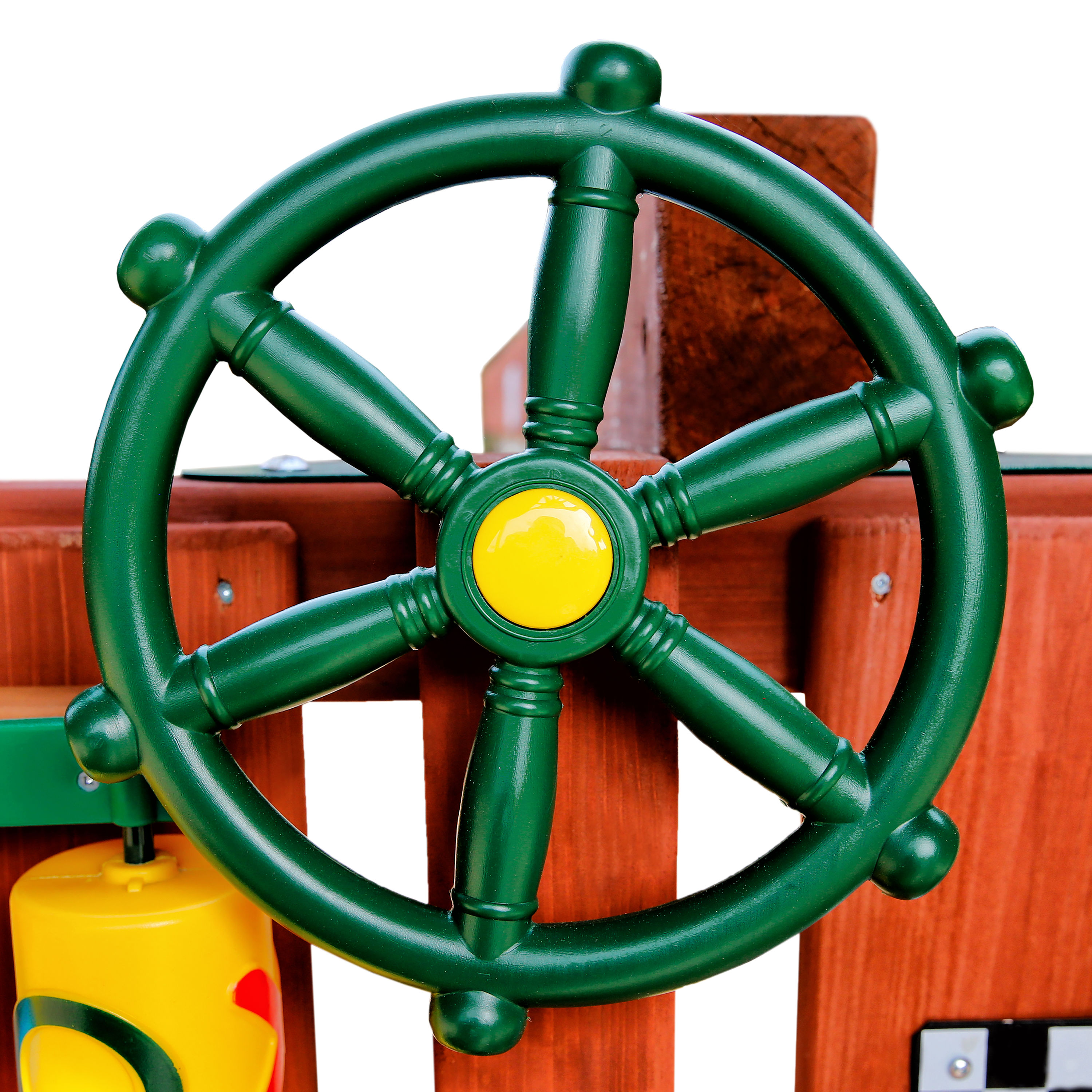 Plastic Pirate's Ship Steering Wheel For Playsets & Swing Sets