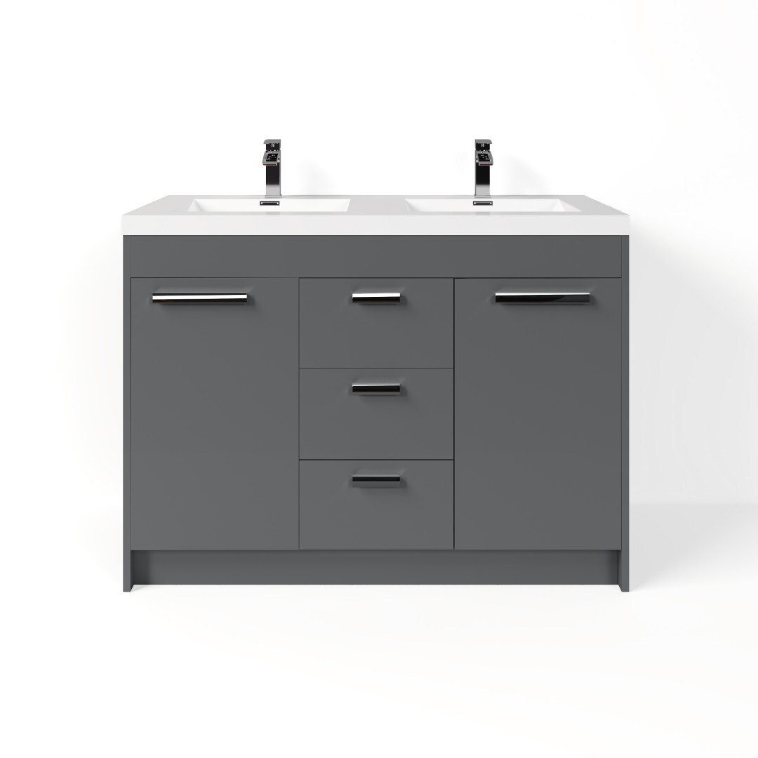 Eviva EVVN12-8-48GR-DS Bath-Vanity-Combo - View #11