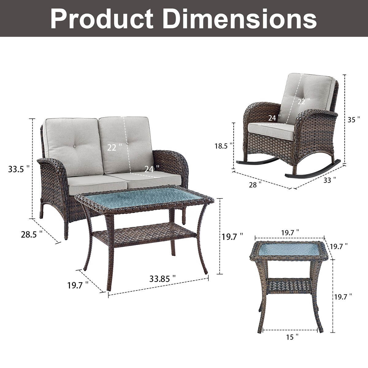 Rilyson FS088086-2 Patio-Conversation-Sets - View #5