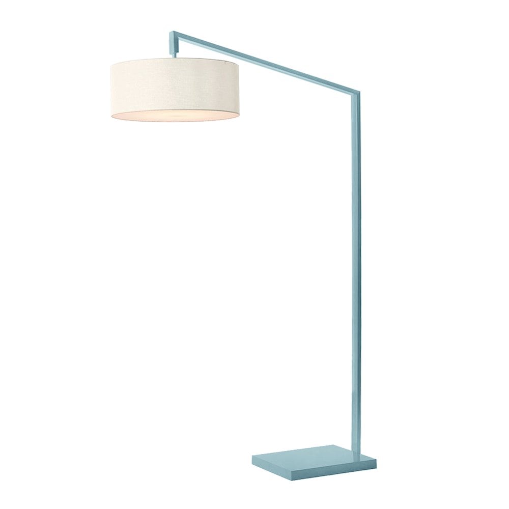 NOVA of California Stretch 75inH 1-Light Chairside Arc Lamp Pool Blue Body