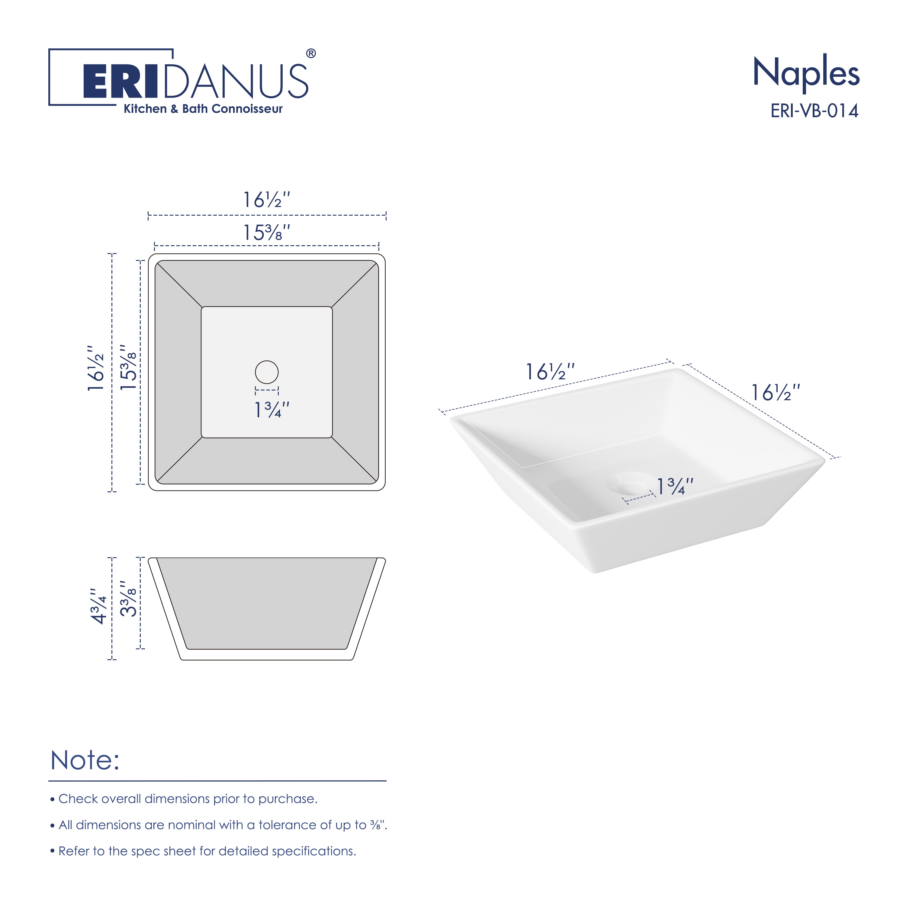 Eridanus ERI-VB-014 Bath-Sink - View #4