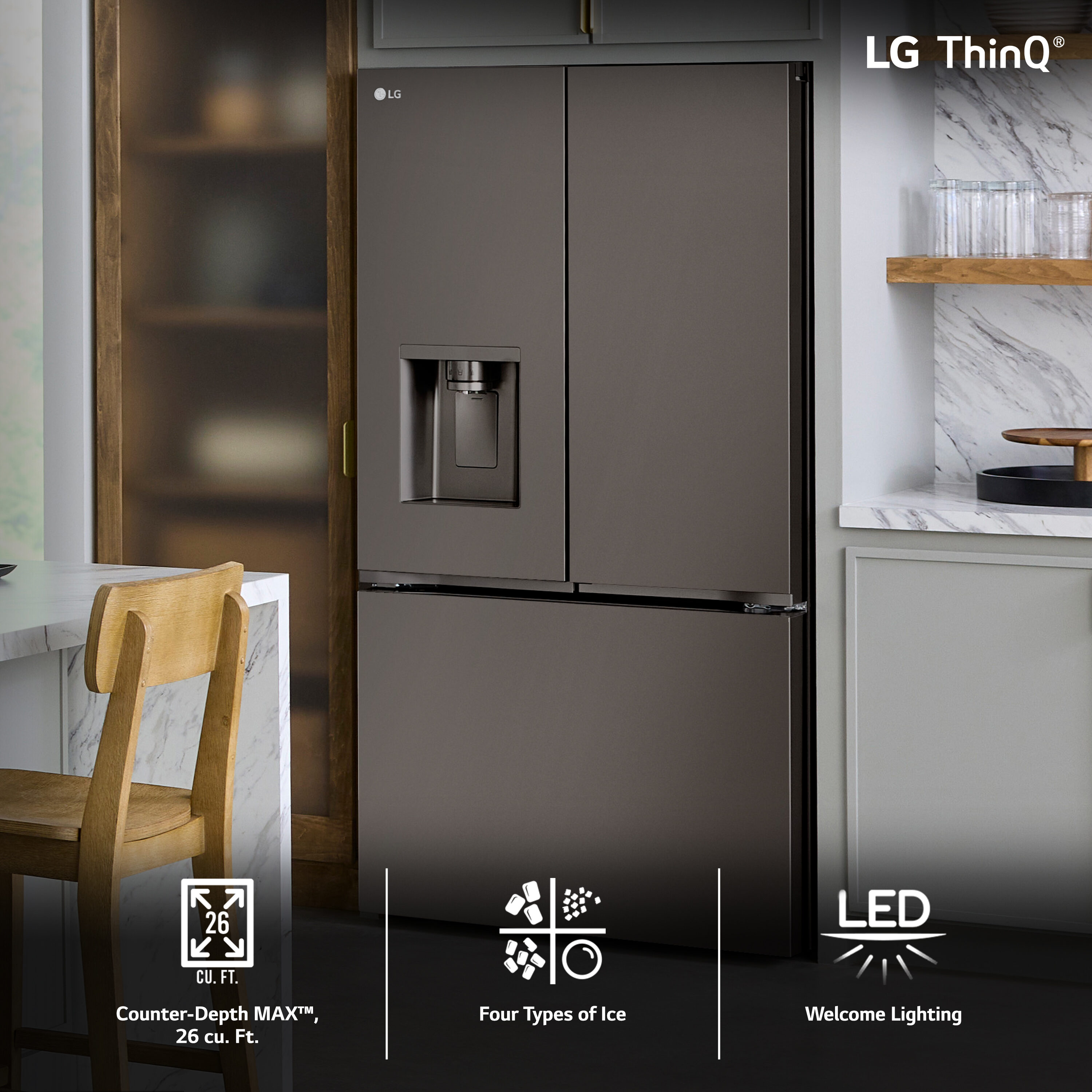 LG French Door Refrigerator - Appliance Max