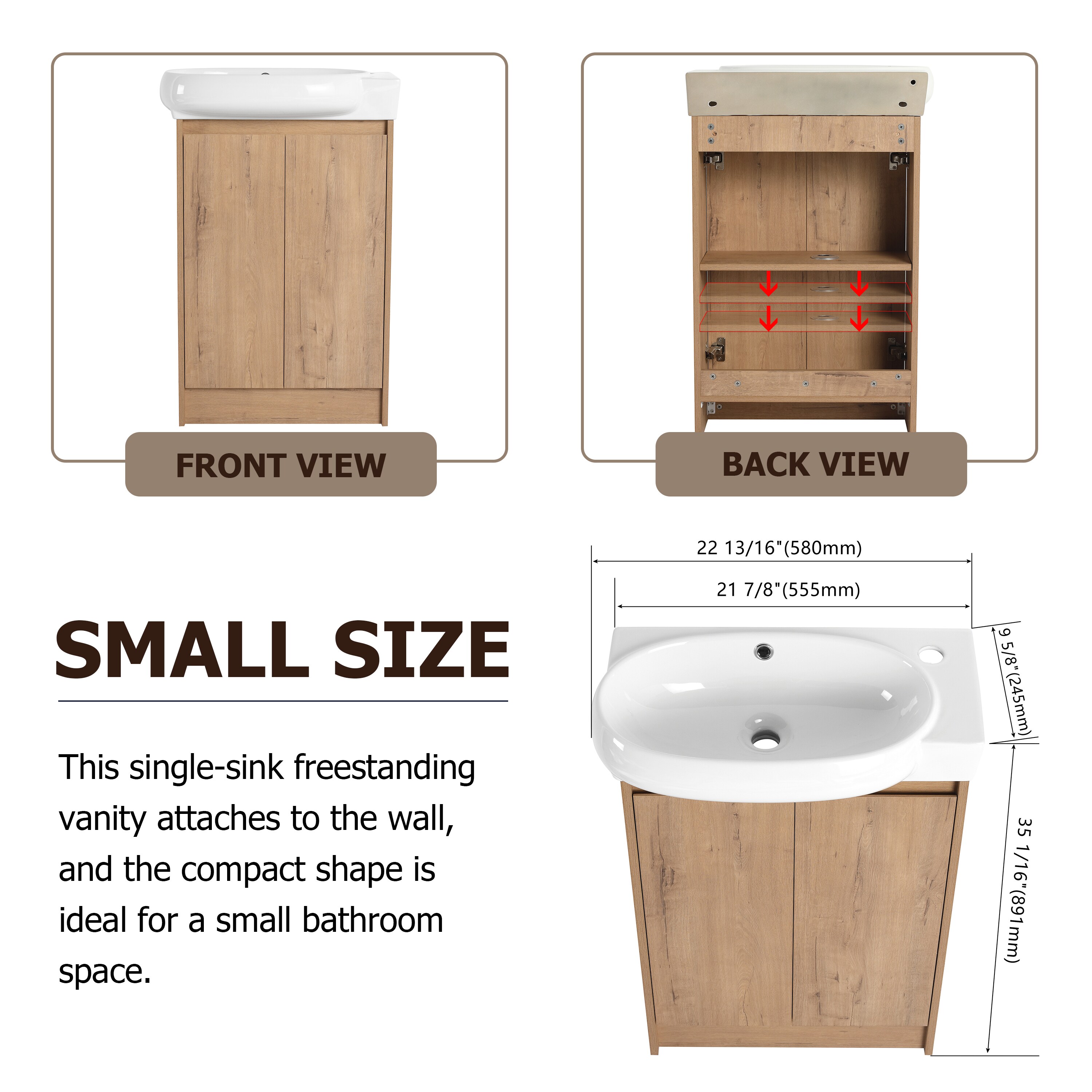Forclover QNM-1518-IMO Bath-Vanity-Combo - View #3