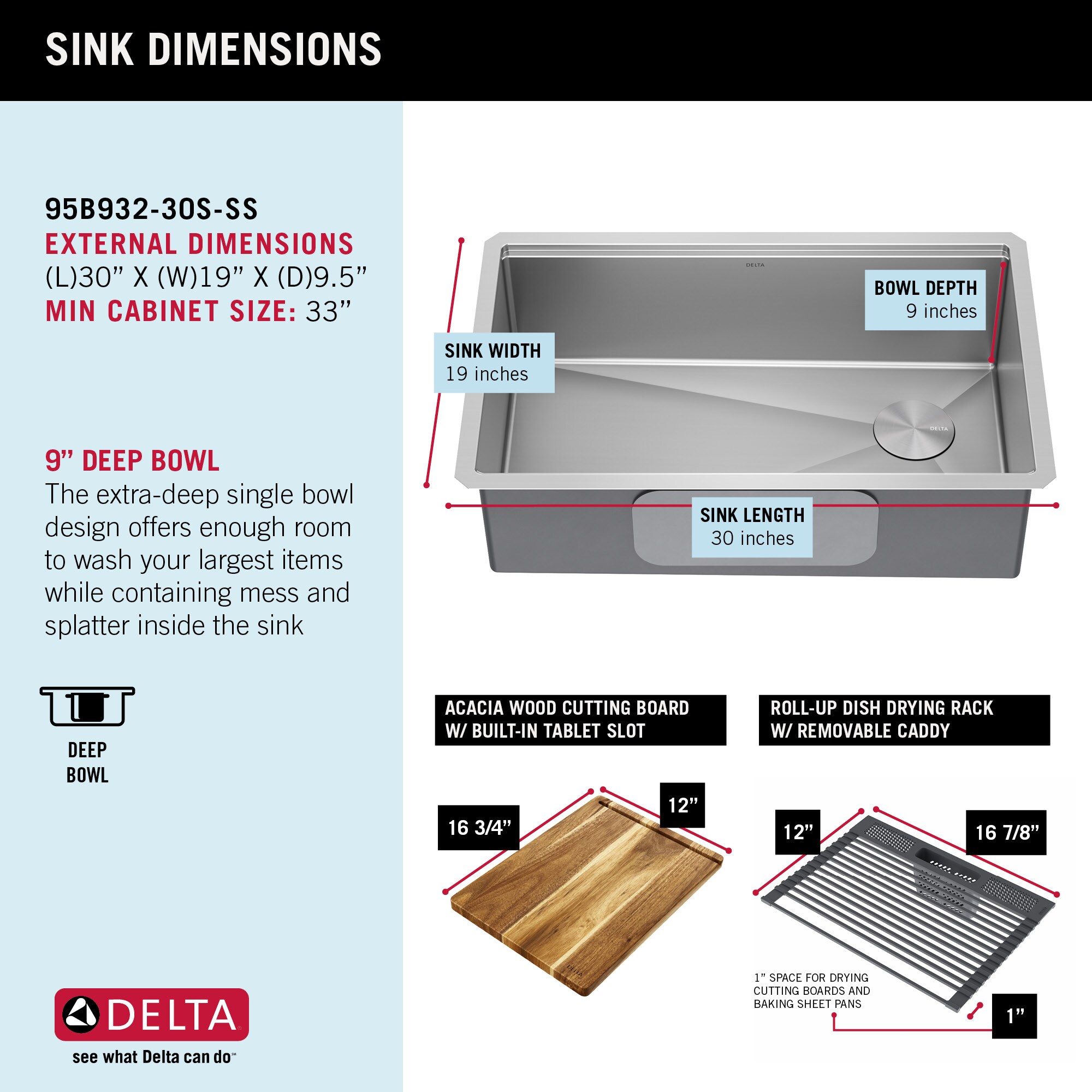 Delta 95B932-30S-SS Kitchen-Sinks - View #8