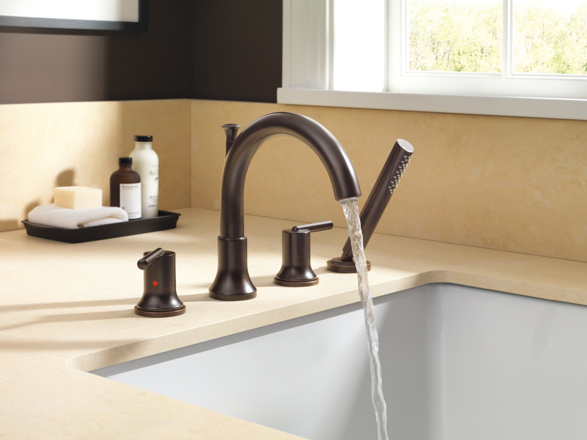 Delta T4759-RB Roman-Tub-Faucets - View #3