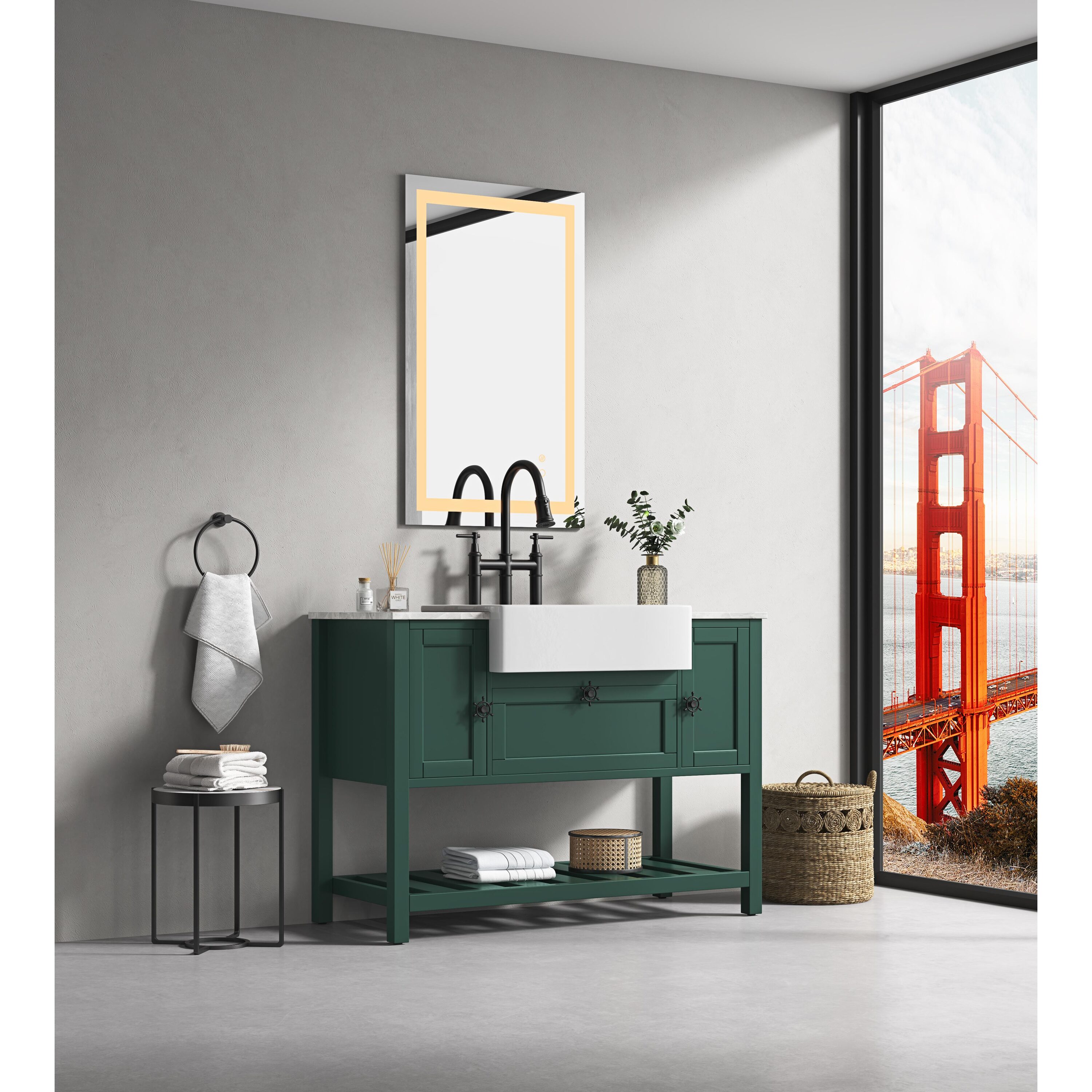 Bayfeve BF-77619-MIR Framed-Bath-Mirrors - View #6