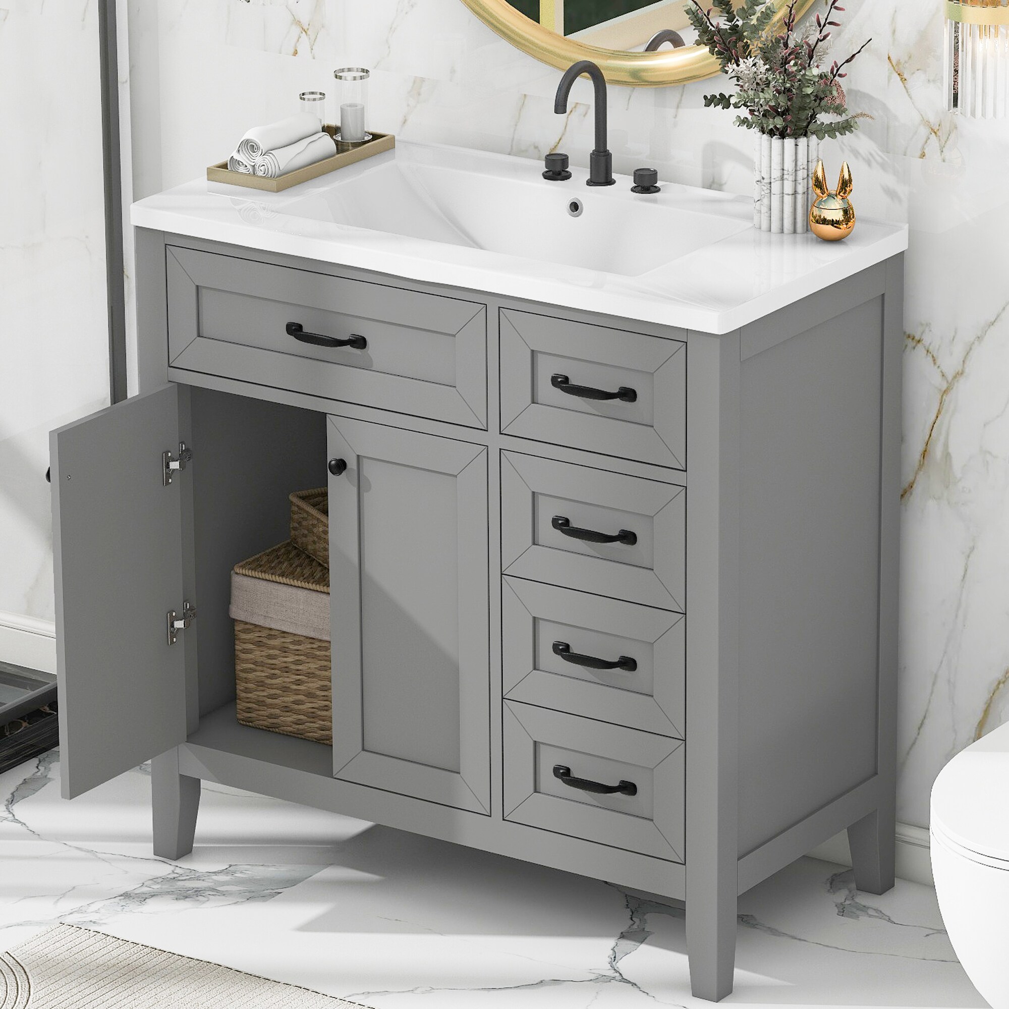 ModernLuxe L3P-N725P246491E Bath-Vanity-Combo - View #19